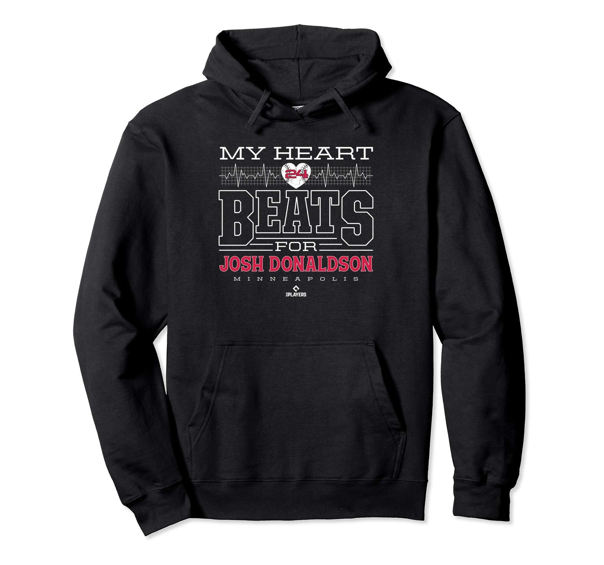 My Heart Beats Josh Donaldson Hoodie - Trendy Graphic for Adults - T-Shirt, Sweatshirt, Hoodie