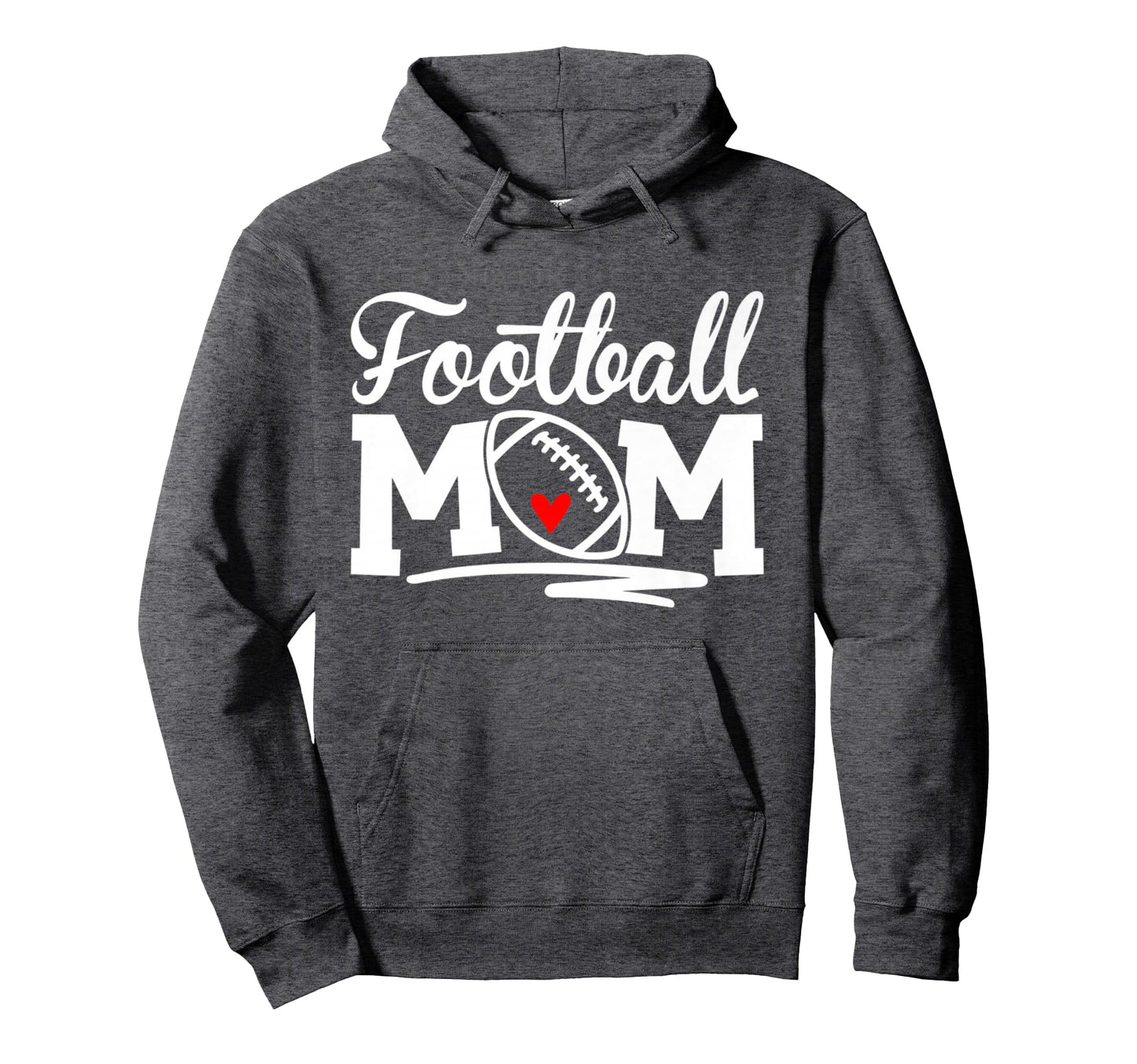 Football Mom Leopard Football Love Hoodie - Casual Everyday Wear Men Women - T-Shirt, Sweatshirt, Hoodie