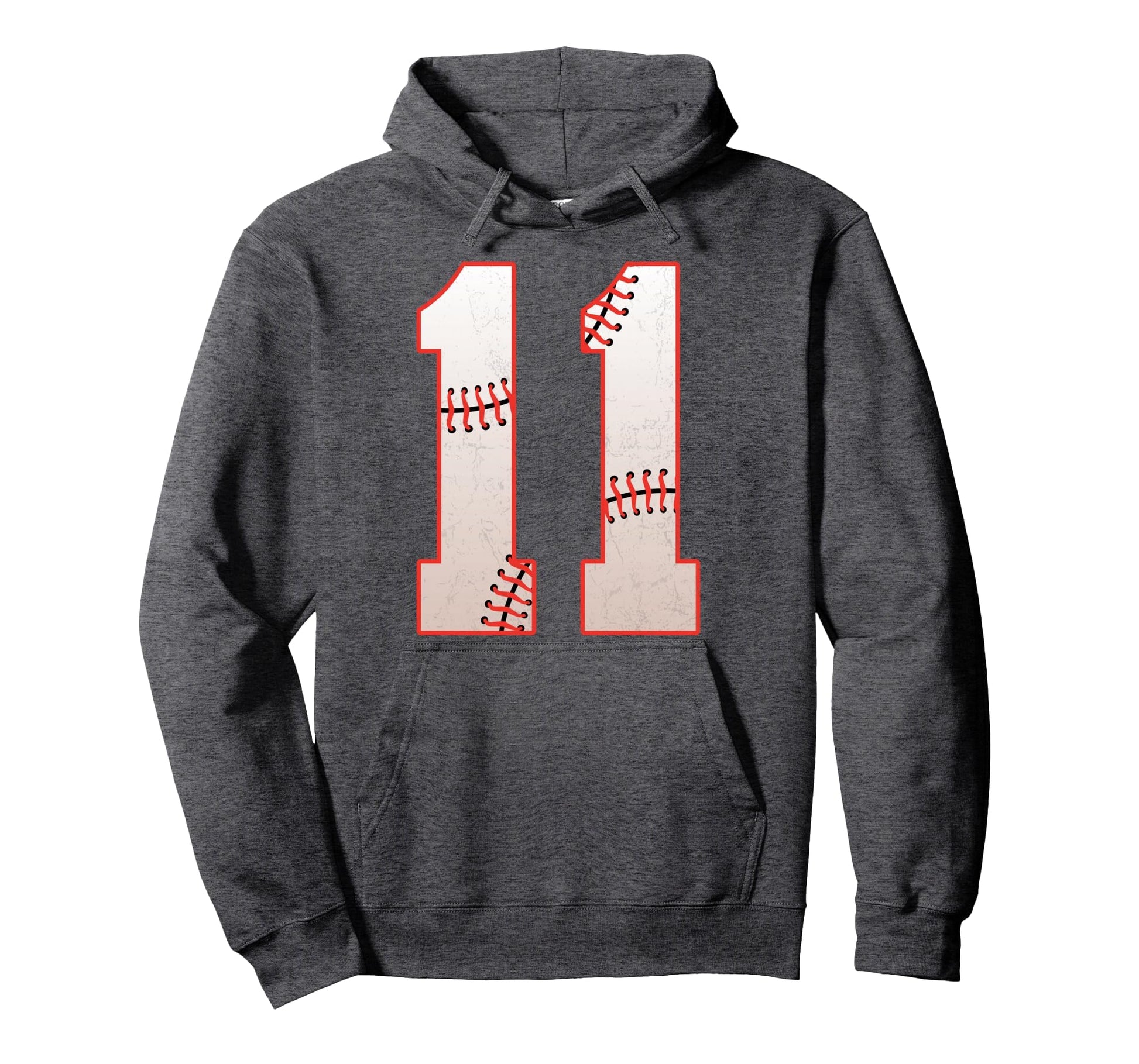 Baseball Player 11Th Birthday Party 11 Hoodie - Aesthetic Graphic Unisex - T-Shirt, Sweatshirt, Hoodie