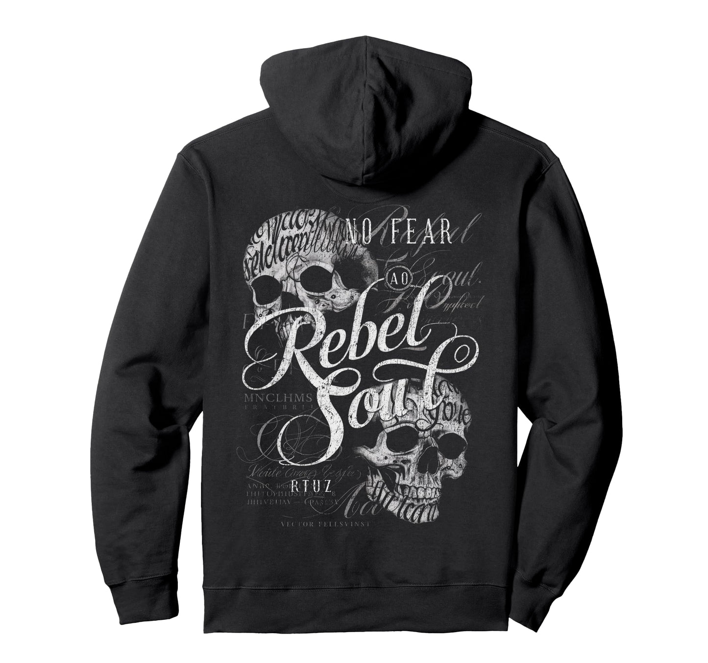 Back Y2K Streetwear Skull Hoodie - Graphic Print Men Women - T-Shirt, Sweatshirt, Hoodie