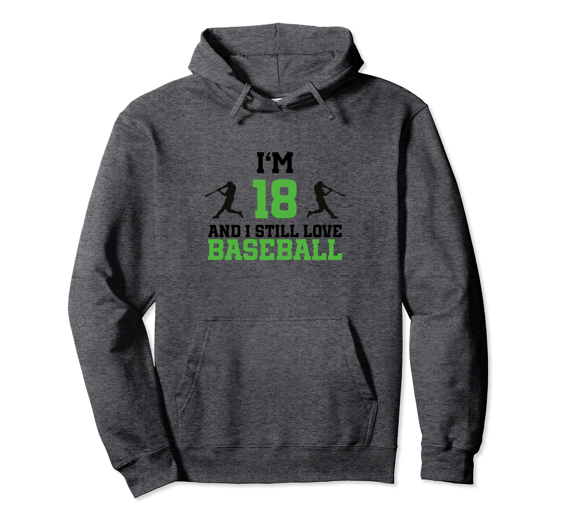 18Th Birthday Baseball 18 Years Old Hoodie - Streetwear Style Men Women - T-Shirt, Sweatshirt, Hoodie