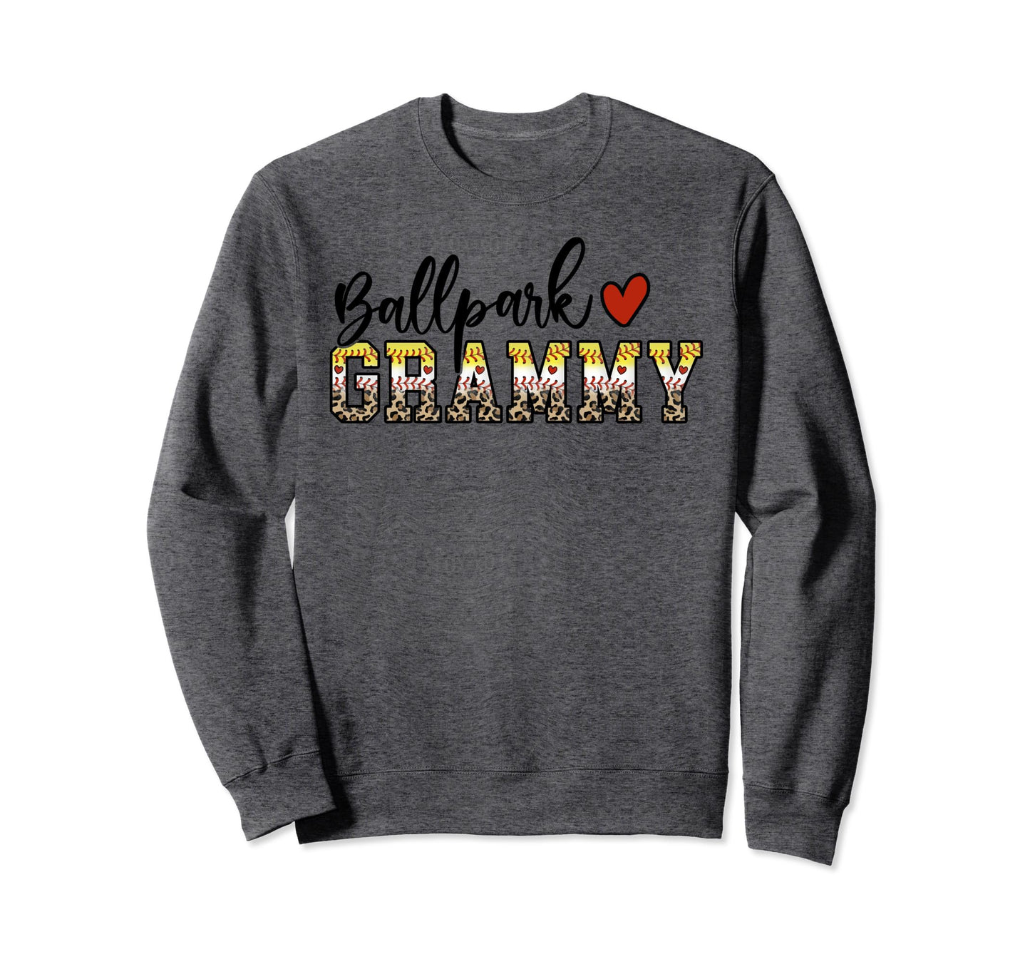 Ballpark Grammy Baseball Softball Sweatshirt - Novelty Apparel Men Women - T-Shirt, Sweatshirt, Hoodie