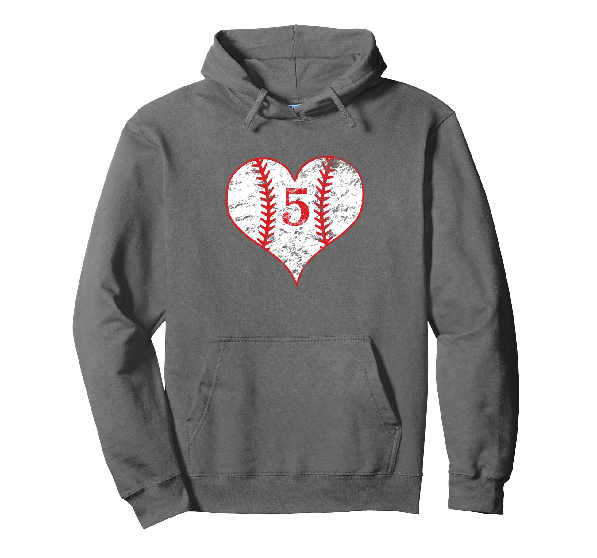 Love Baseball Mom 5 5Th Birthday Hoodie - Custom Art Print Men Women - T-Shirt, Sweatshirt, Hoodie