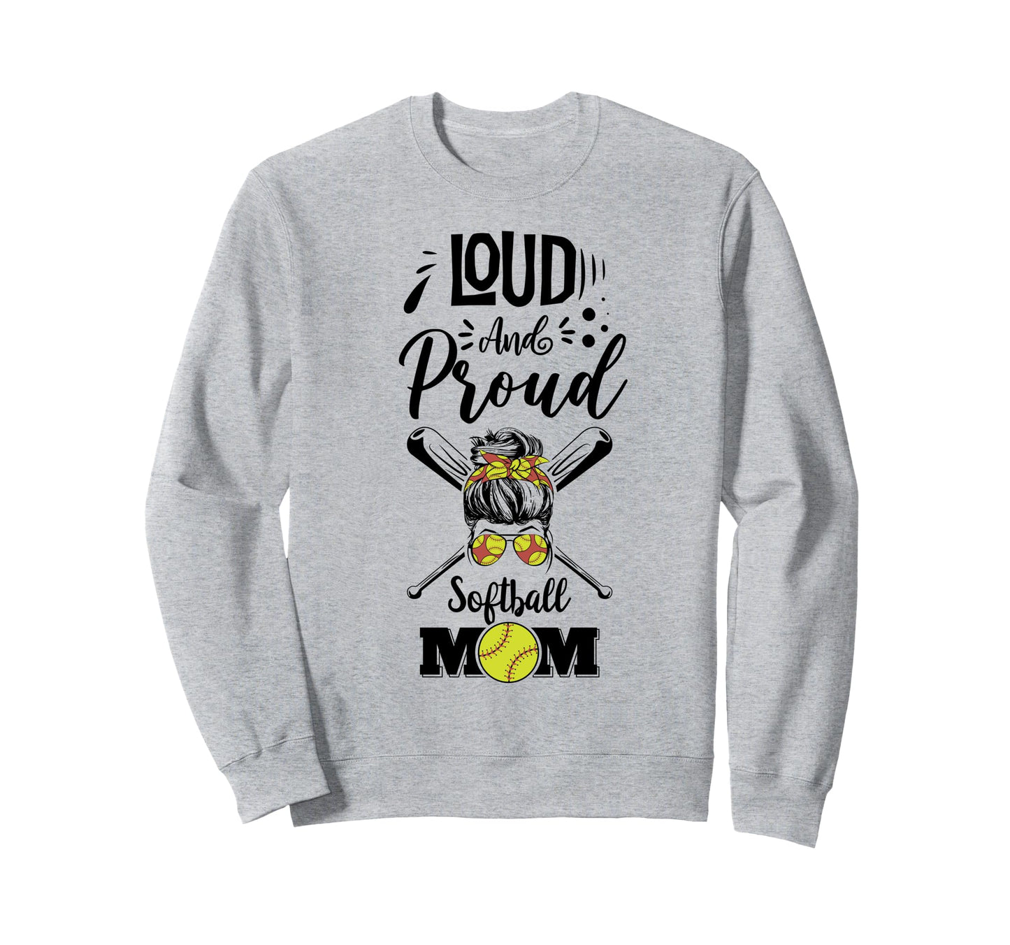 Travel Softball Mom Must Haves Leopard Sweatshirt - Unique Graphic Unisex - T-Shirt, Sweatshirt, Hoodie