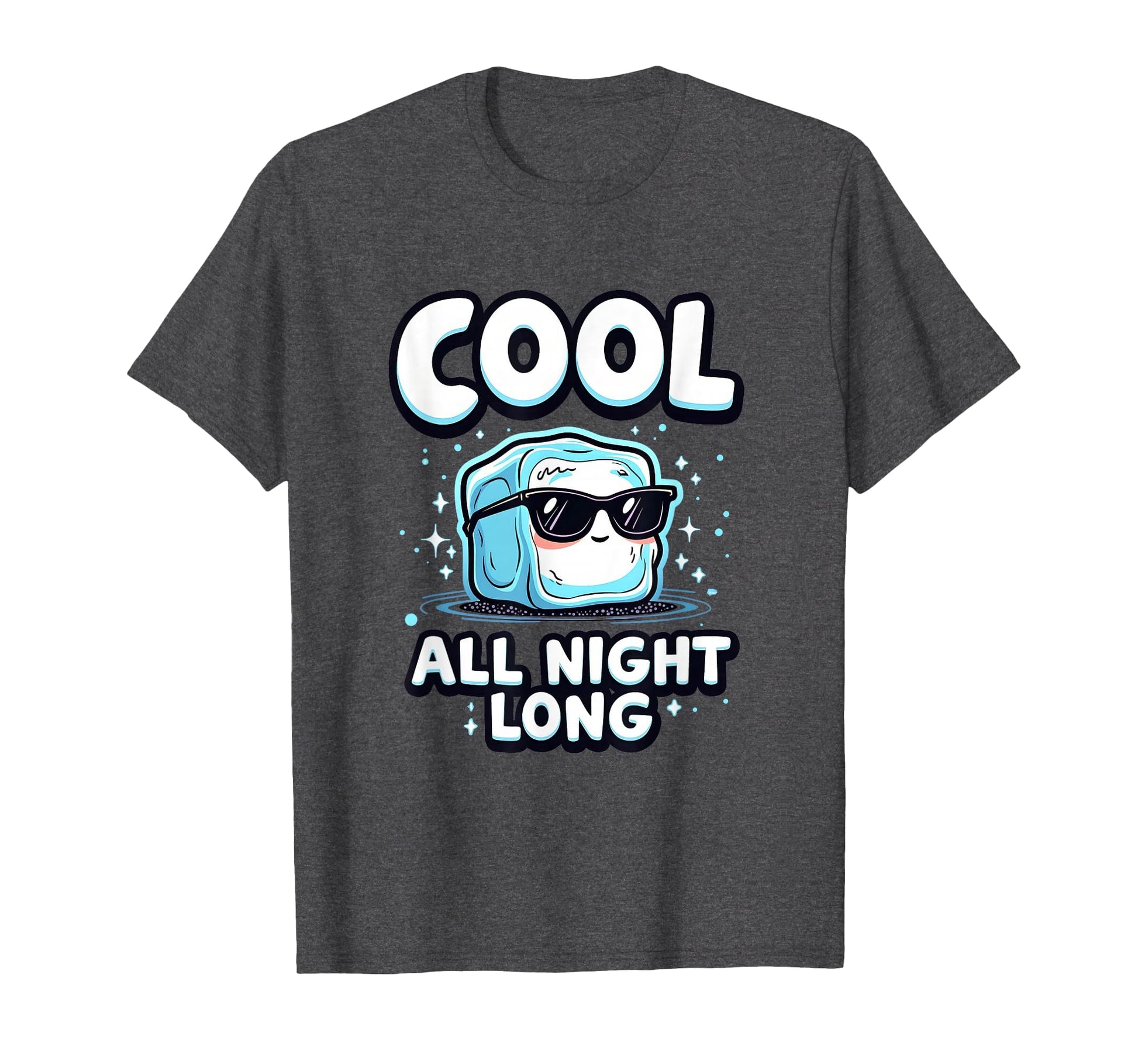 All Night Long Typography T-Shirt - Fun Novelty Design Men Women - T-Shirt, Sweatshirt, Hoodie