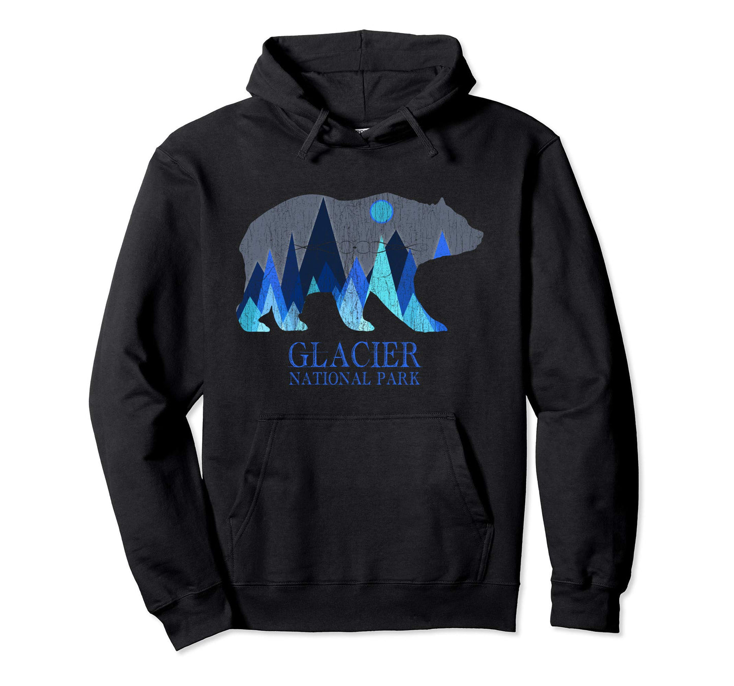 Glacier Grizzly Bear National Park Hoodie - Casual Everyday Wear Unisex - T-Shirt, Sweatshirt, Hoodie
