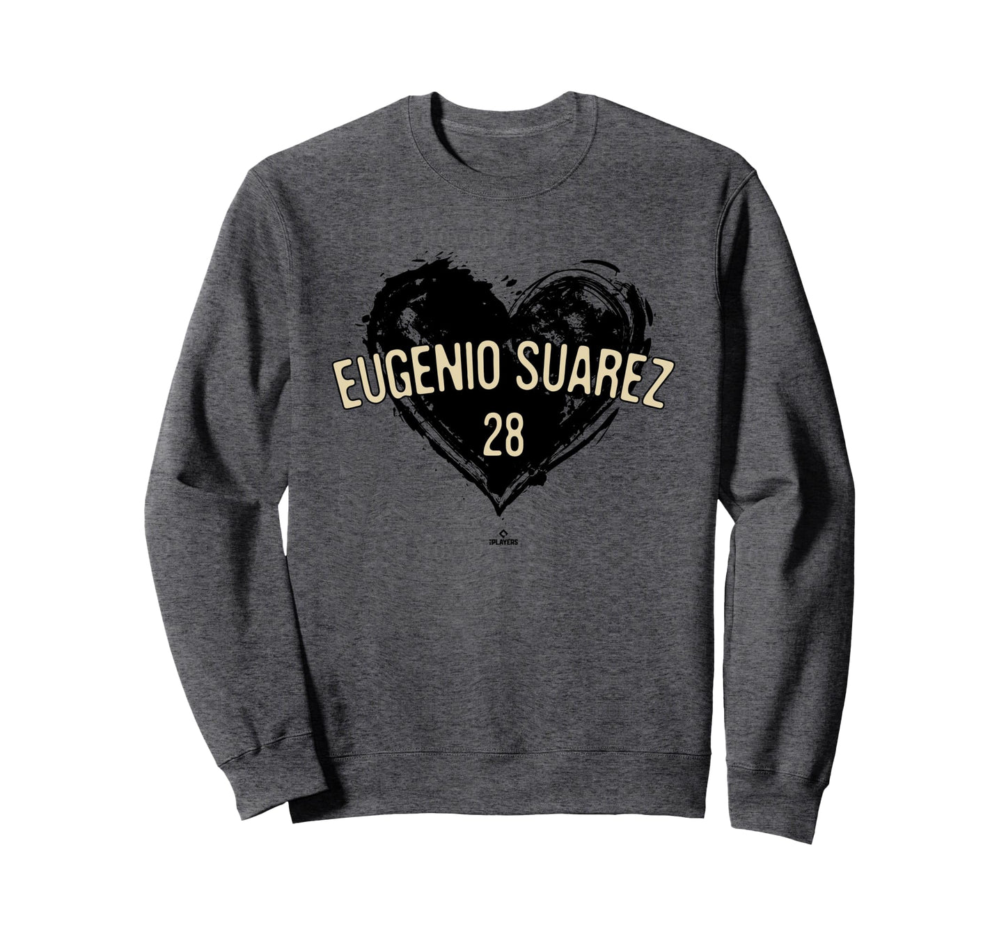 Distressed Heart Eugenio Su Rez Sweatshirt - Trendy Graphic Men Women - T-Shirt, Sweatshirt, Hoodie