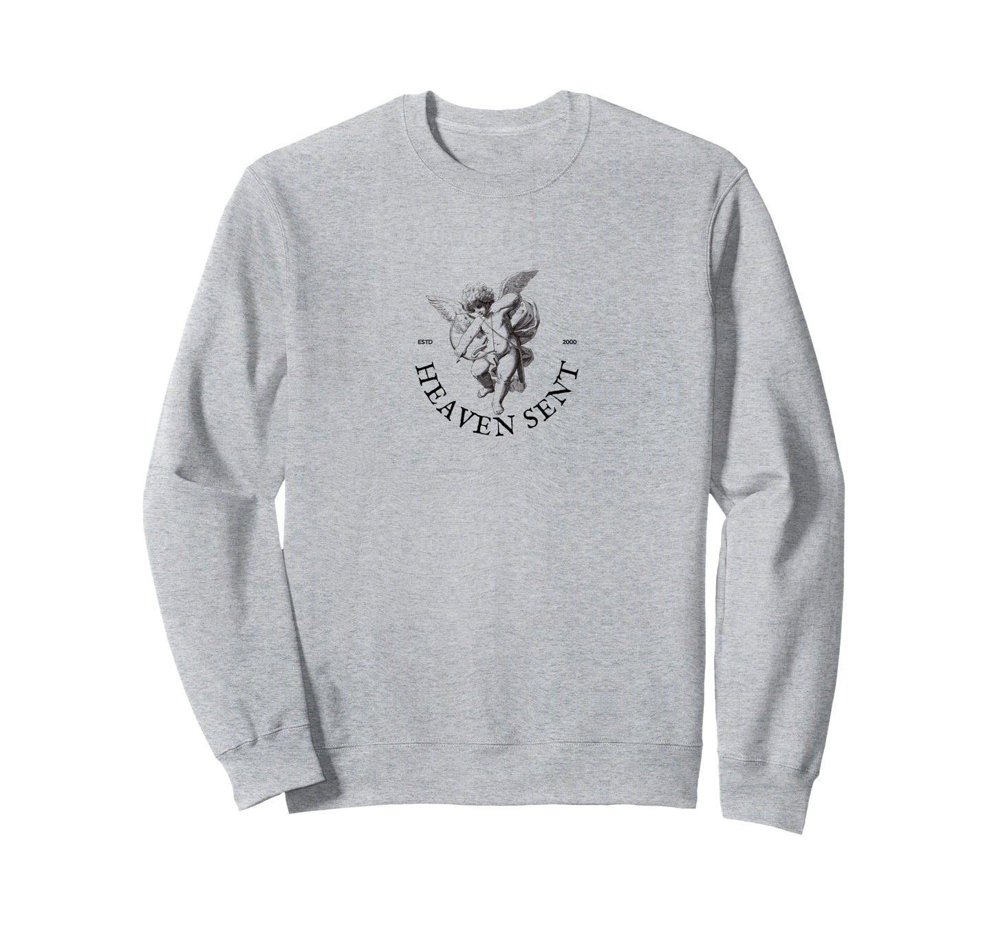 Angel Y2K Aesthetic Cherub Trendy 2000S Sweatshirt - Unique Graphic Unisex - T-Shirt, Sweatshirt, Hoodie