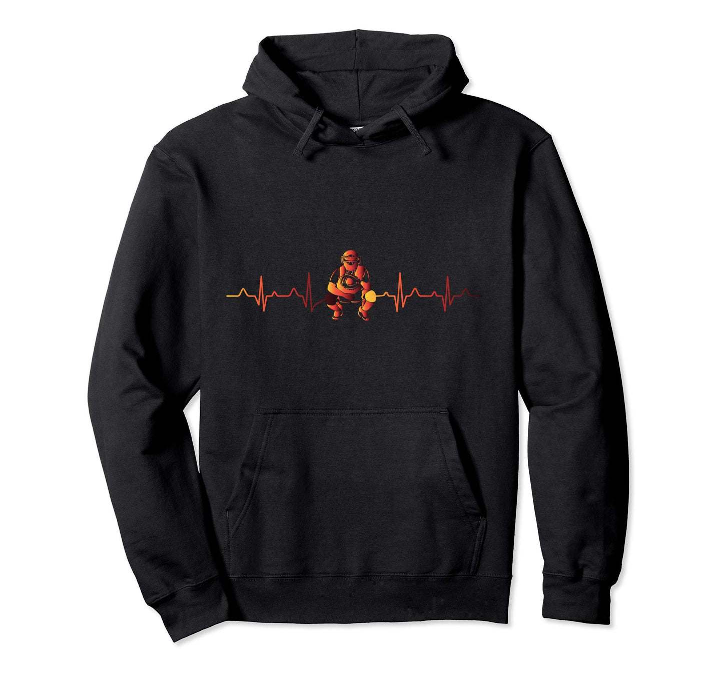 Funny Baseball Softball Player Hoodie - Fun Novelty Design Men Women - T-Shirt, Sweatshirt, Hoodie