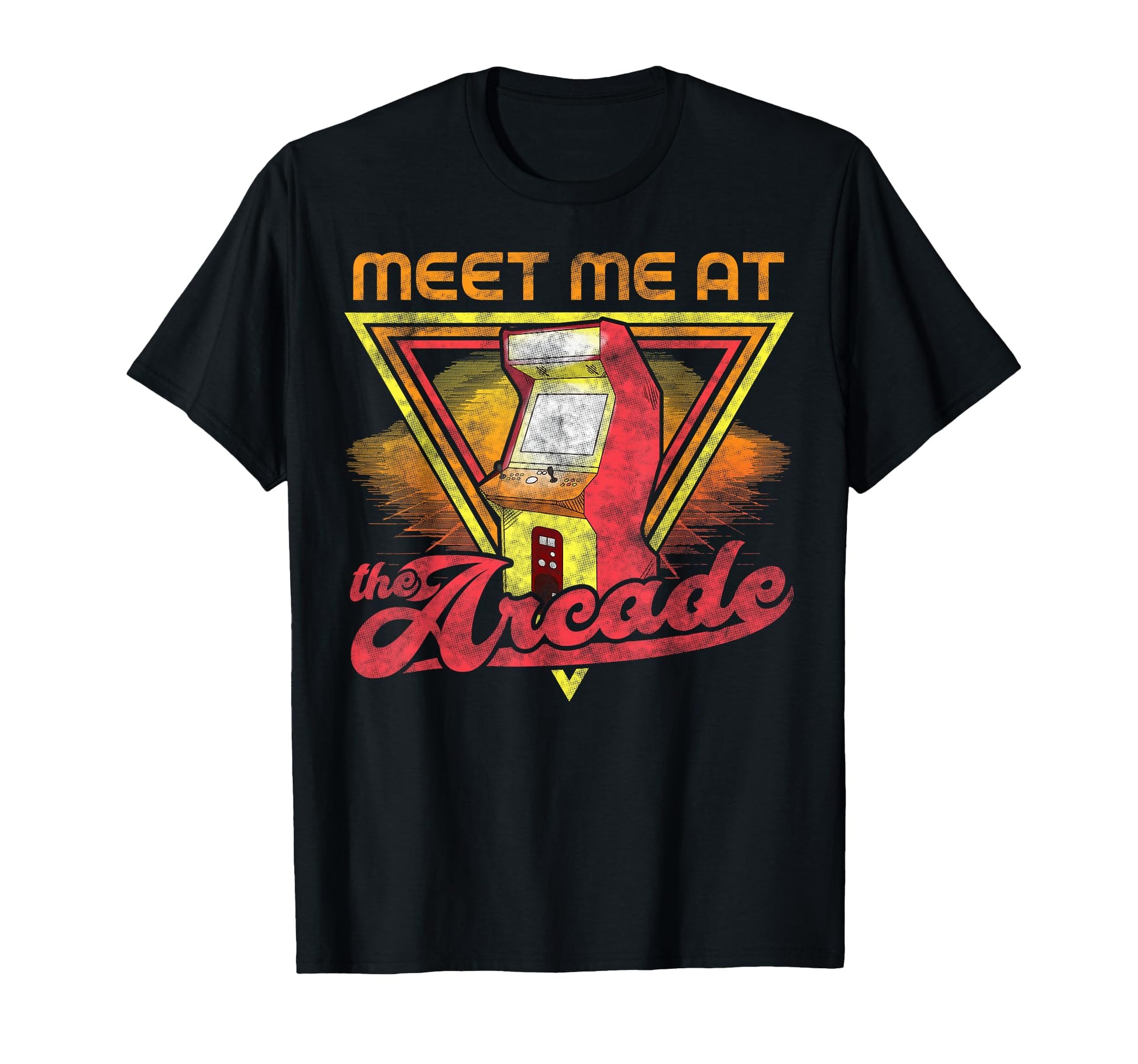 Meet Me Arcade Game Machine Gaming T-Shirt - Unique Graphic for Adults - T-Shirt, Sweatshirt, Hoodie
