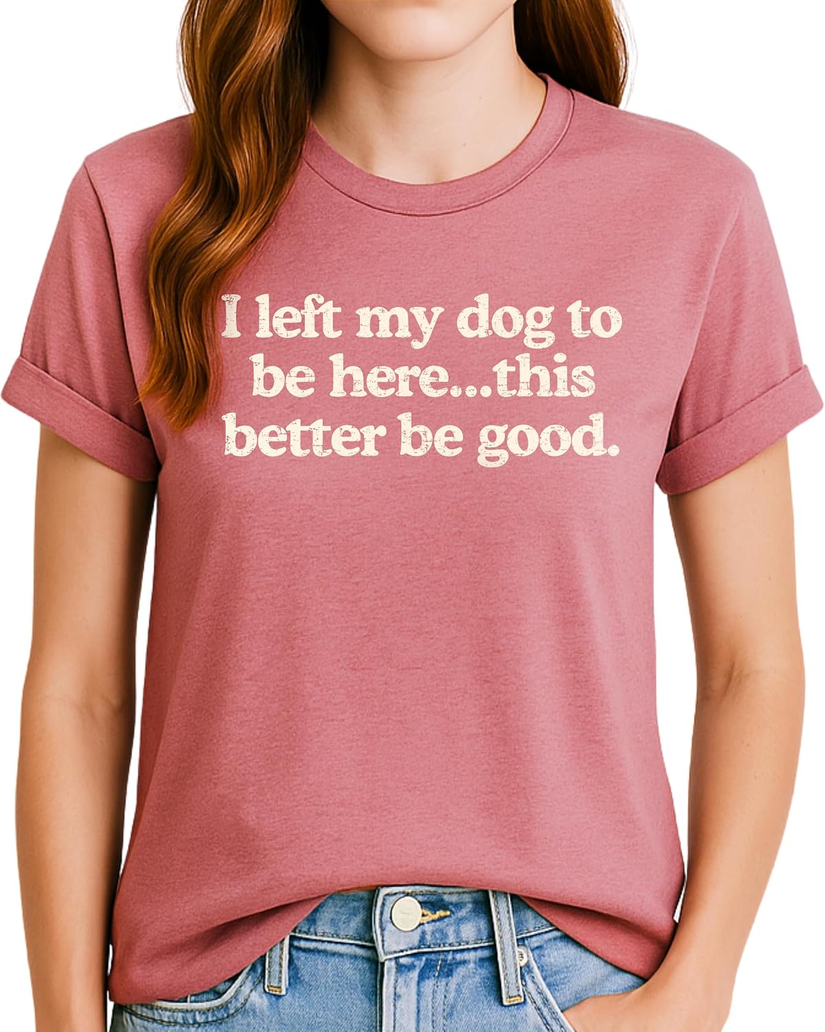 Dog Mom for Women Cute Pet Lover Saying Funny Gift - Adult & Kids T-Shirts, Sweatshirts & Hoodies apparel design preview 1