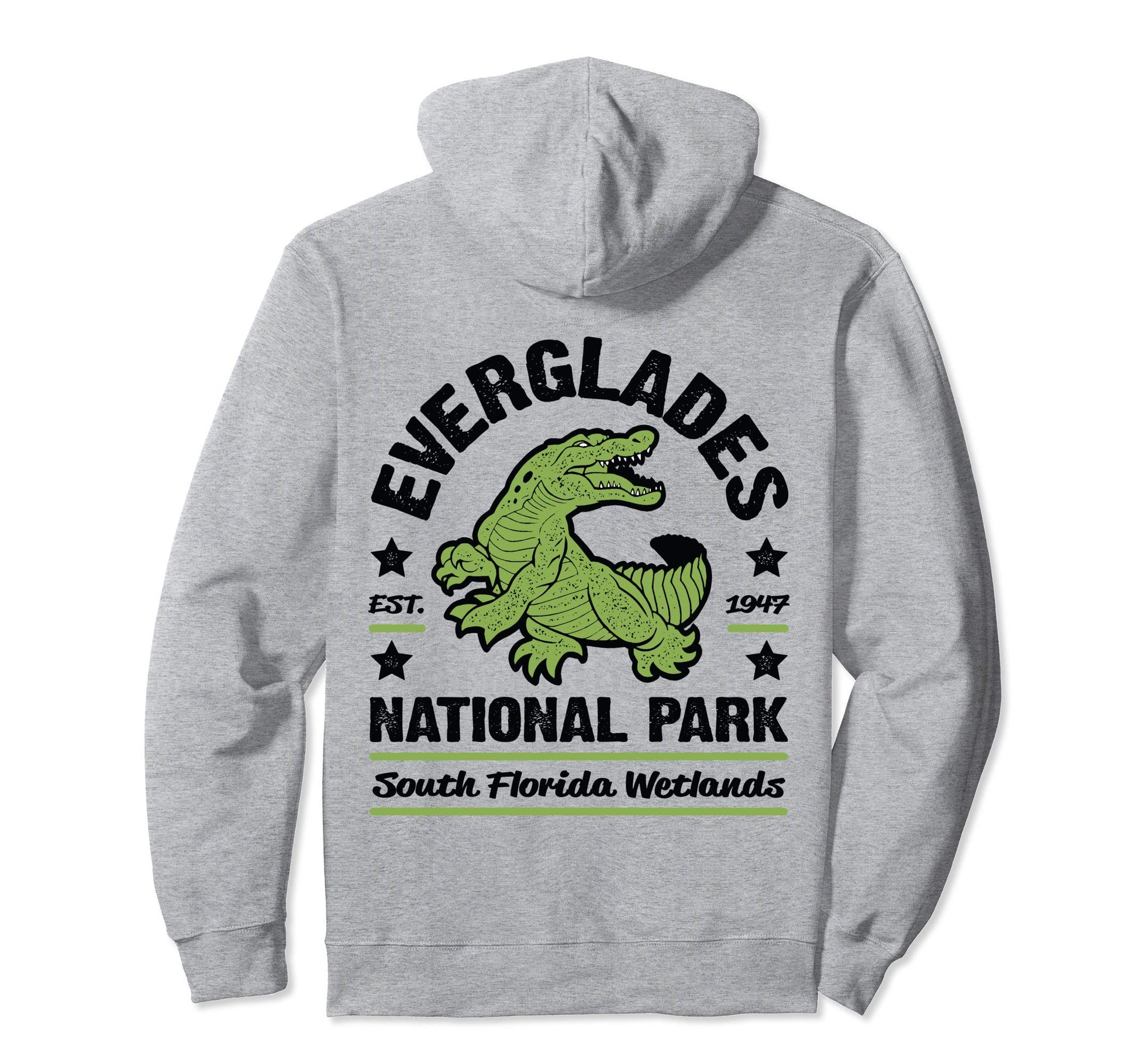 Everglades National Park Alligator Hoodie - Fun Novelty Design for Adults - T-Shirt, Sweatshirt, Hoodie