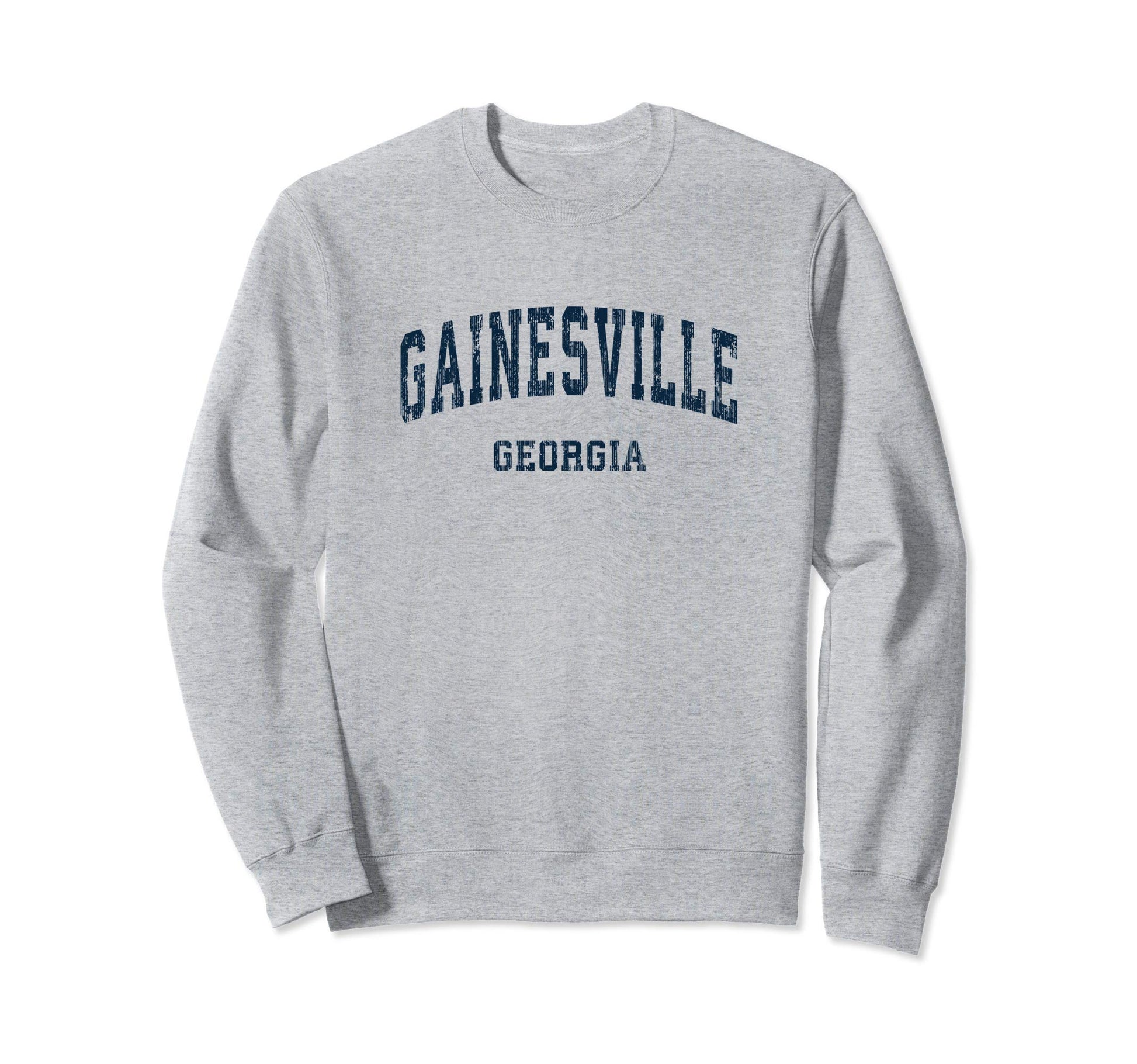 Gainesville Georgia Ga Varsity Sweatshirt - Minimalist Print Men Women - T-Shirt, Sweatshirt, Hoodie