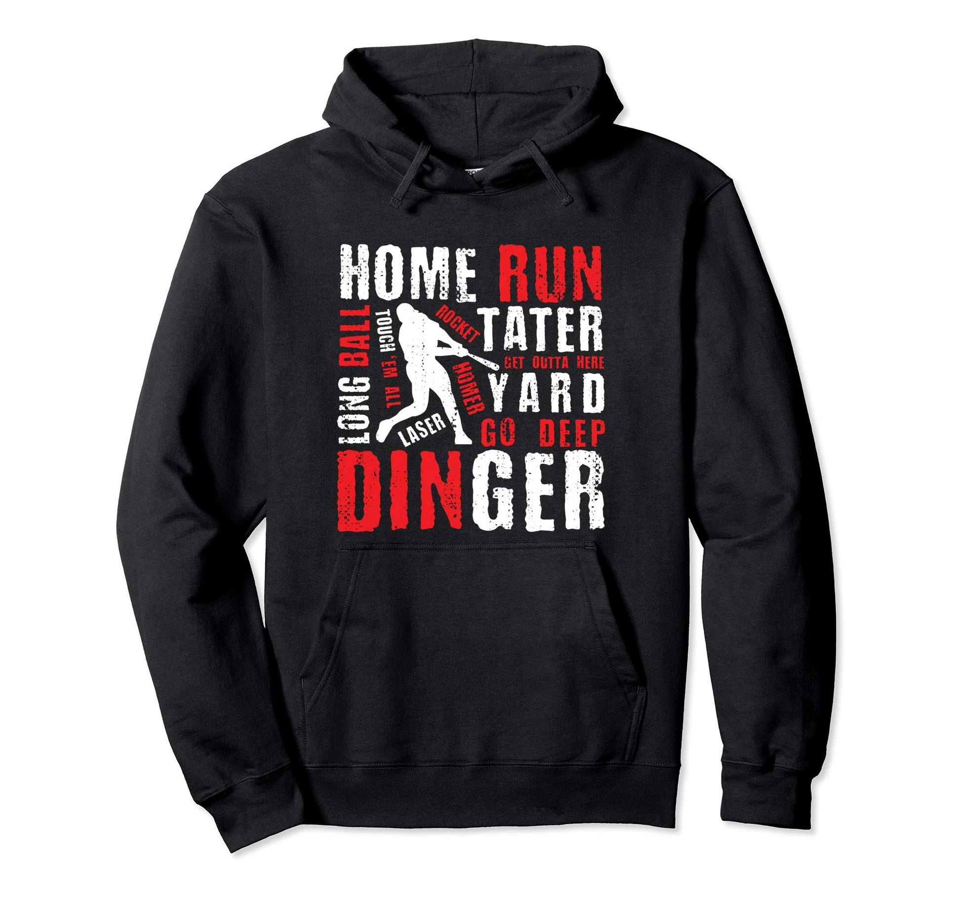 Homerun Hitter Funny Baseball Hoodie - Custom Art Print Unisex - T-Shirt, Sweatshirt, Hoodie