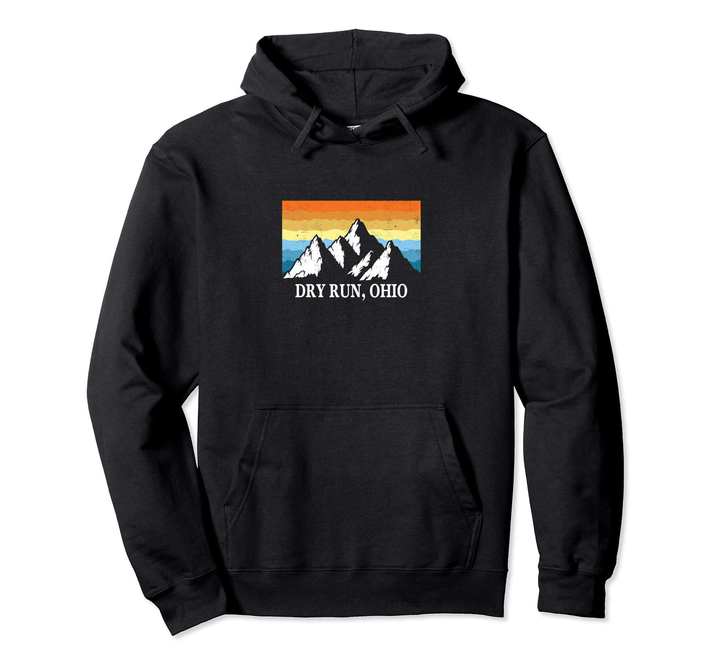 Dry Run Ohio Mountain Hiking Souvenir Hoodie - Custom Art Print for Adults - T-Shirt, Sweatshirt, Hoodie