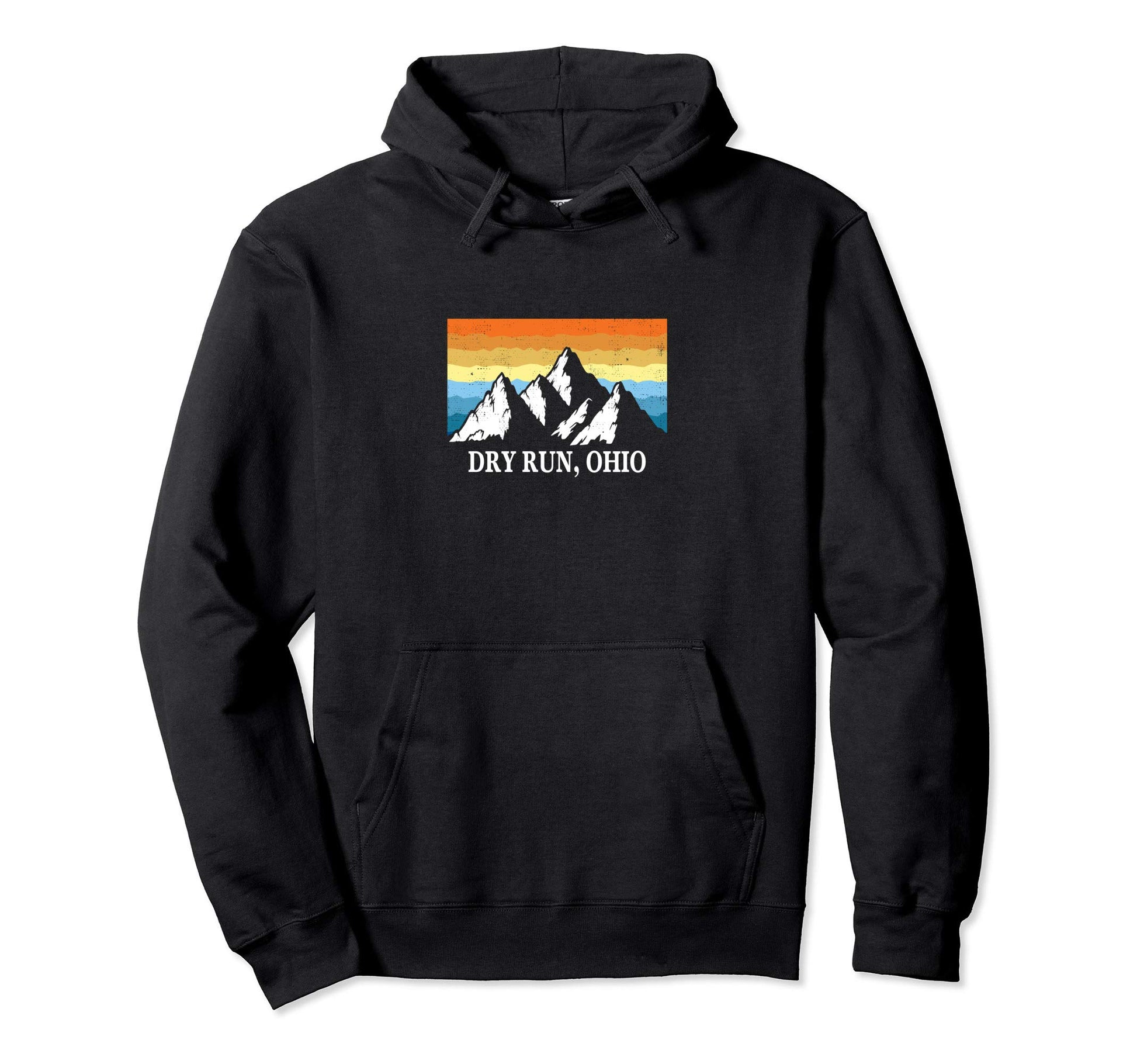Dry Run Ohio Mountain Hiking Souvenir Hoodie - Custom Art Print for Adults - T-Shirt, Sweatshirt, Hoodie