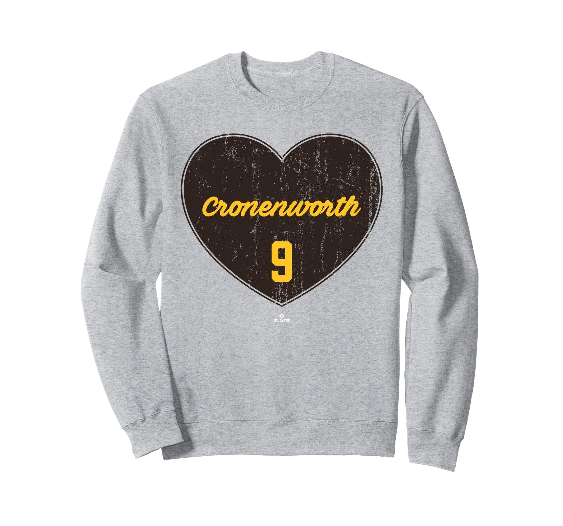 Distressed Heart Jake Cronenworth San Sweatshirt - Graphic Print Unisex - T-Shirt, Sweatshirt, Hoodie