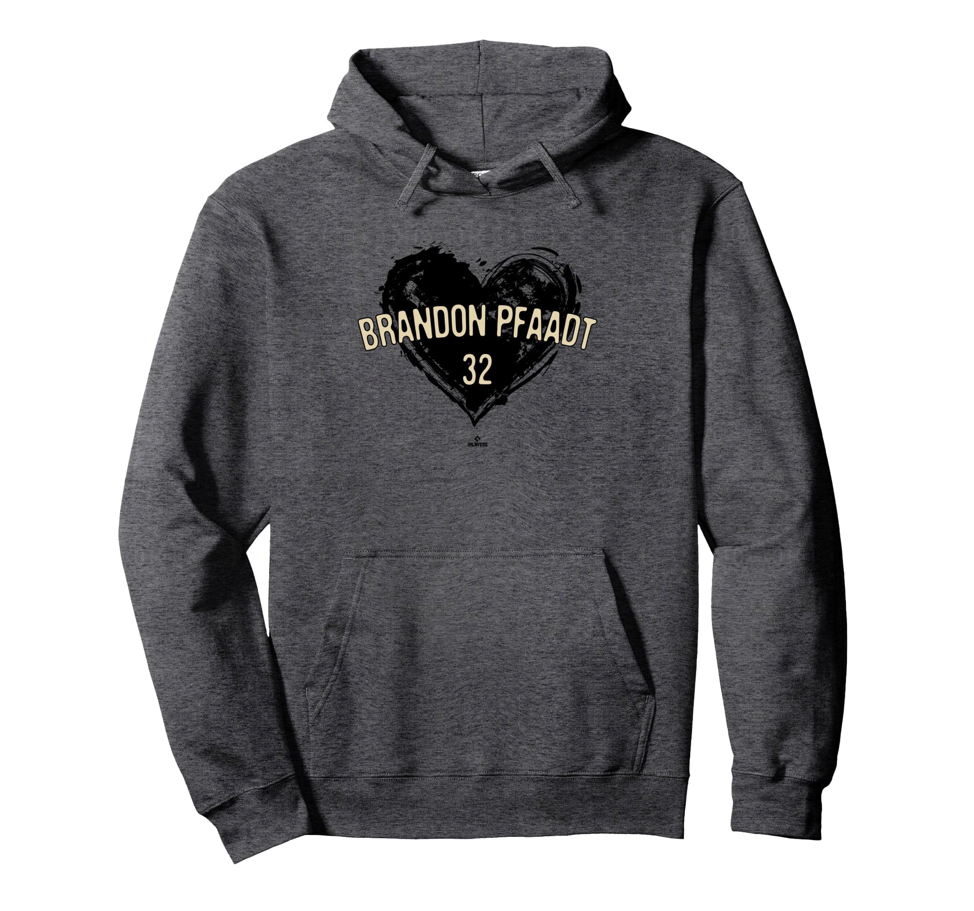Distressed Heart Brandon Pfaadt Hoodie - Minimalist Print for Adults - T-Shirt, Sweatshirt, Hoodie