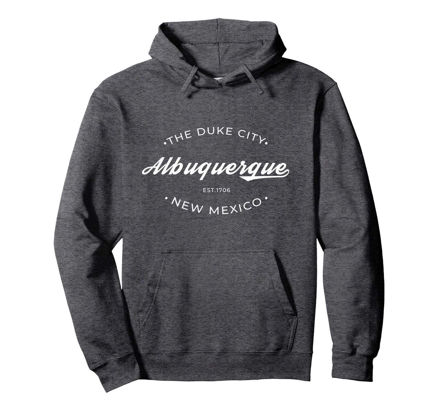 Albuquerque New Mexico Duke City Logo Hoodie - Minimalist Print for Adults - T-Shirt, Sweatshirt, Hoodie