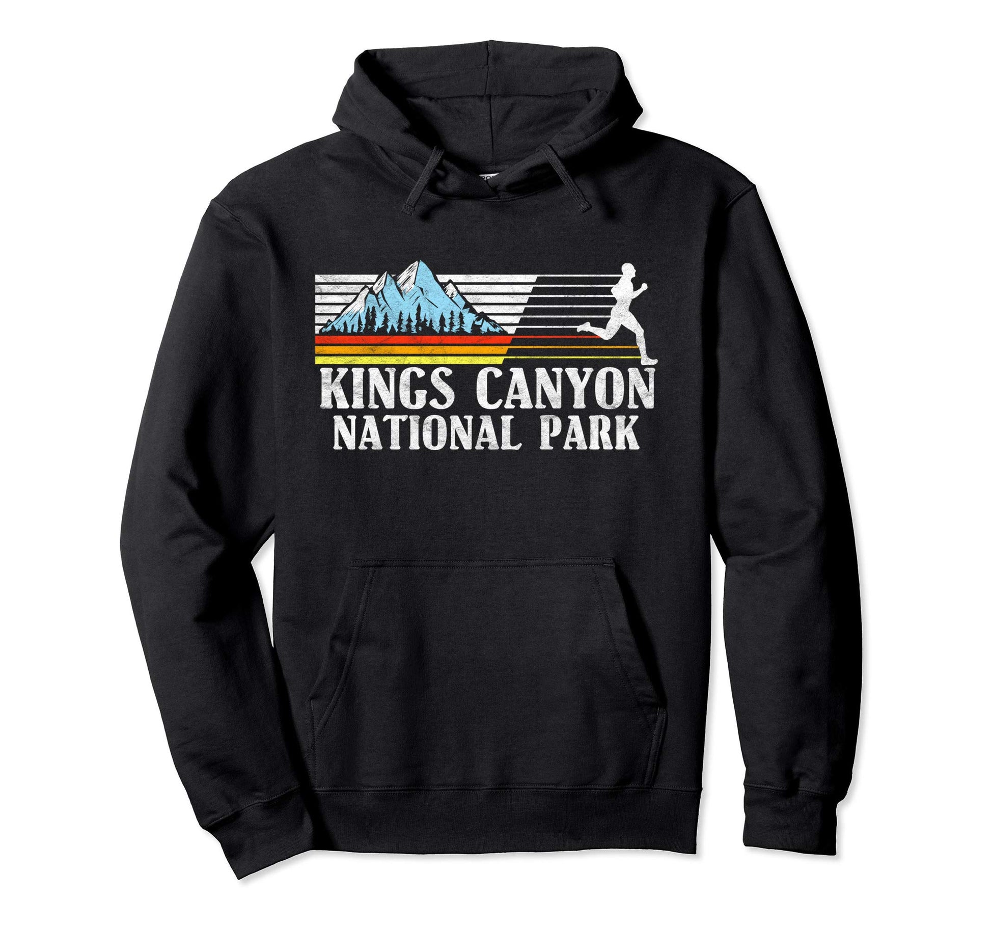 Kings Canyon National Park Trail Hoodie - Novelty Apparel for Adults - T-Shirt, Sweatshirt, Hoodie