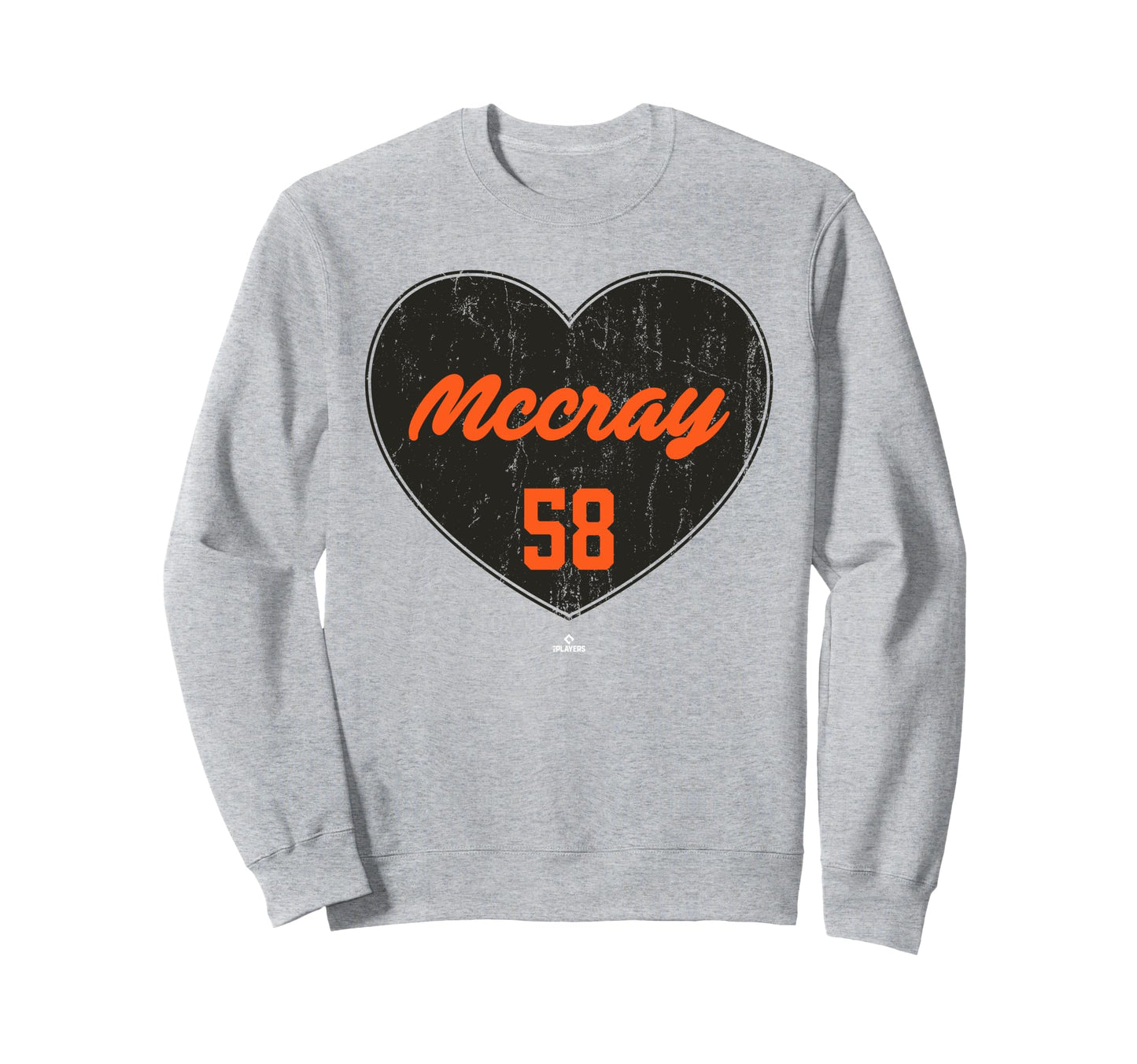Distressed Heart Grant Mccray San Sweatshirt - Casual Everyday Wear Unisex - T-Shirt, Sweatshirt, Hoodie