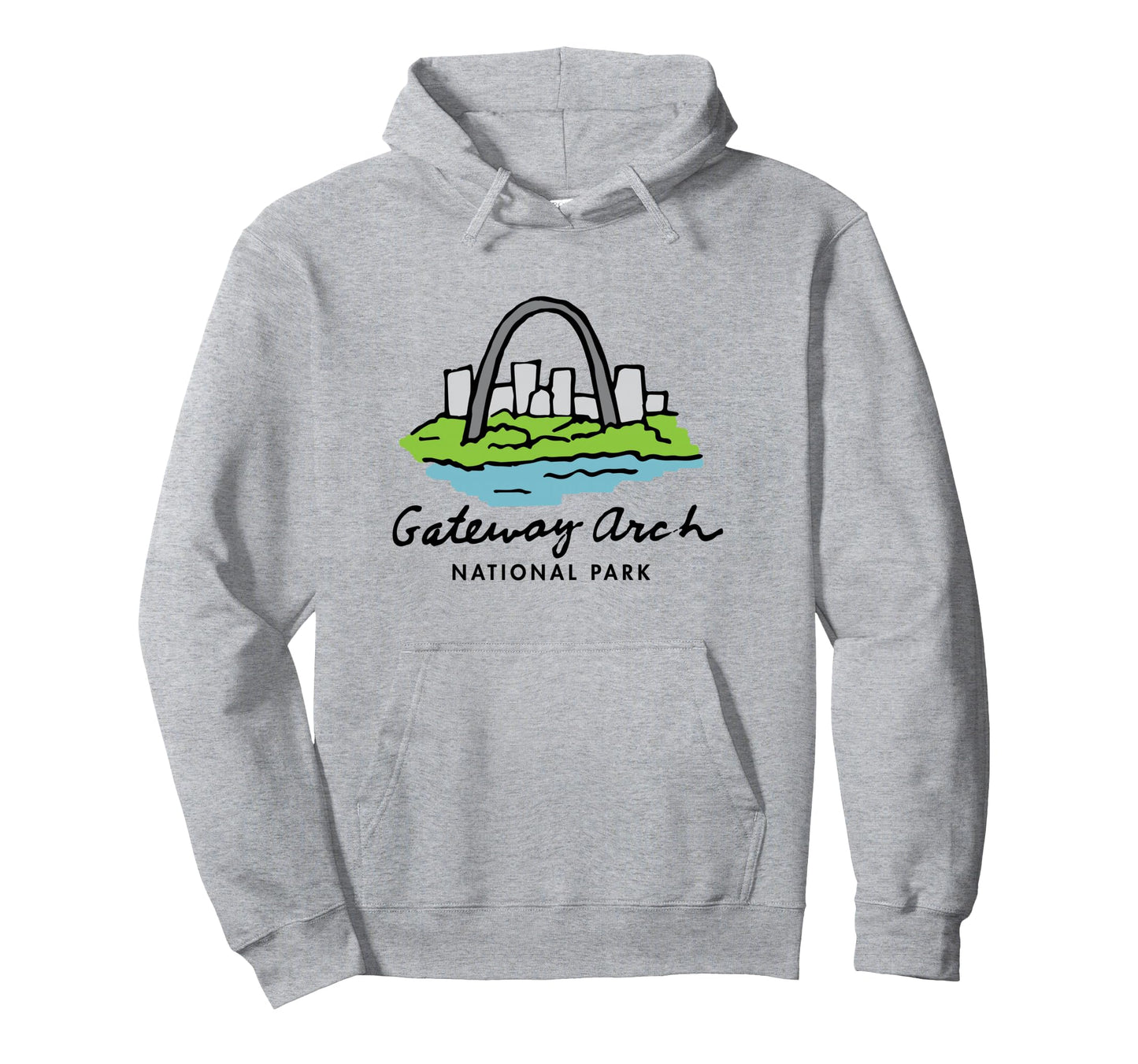 Family Vacation Gateway Arch National Hoodie - Aesthetic Graphic Unisex - T-Shirt, Sweatshirt, Hoodie