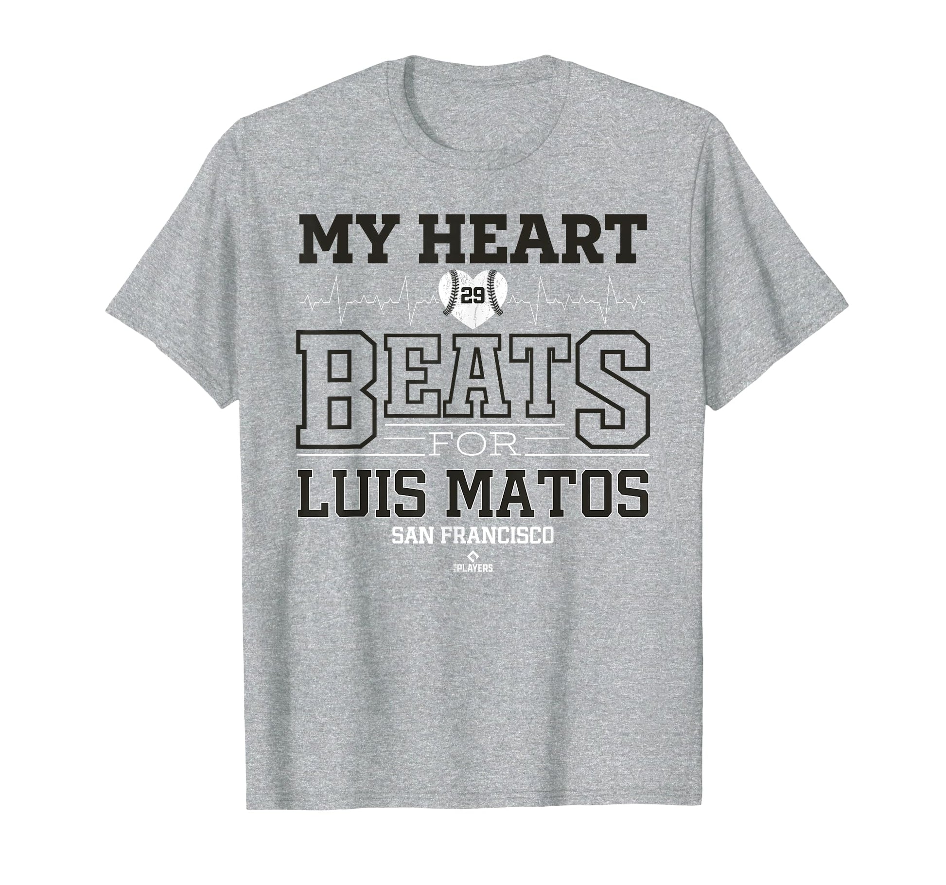 My Heart Beats Luis Matos San T-Shirt - Custom Art Print Men Women - T-Shirt, Sweatshirt, Hoodie