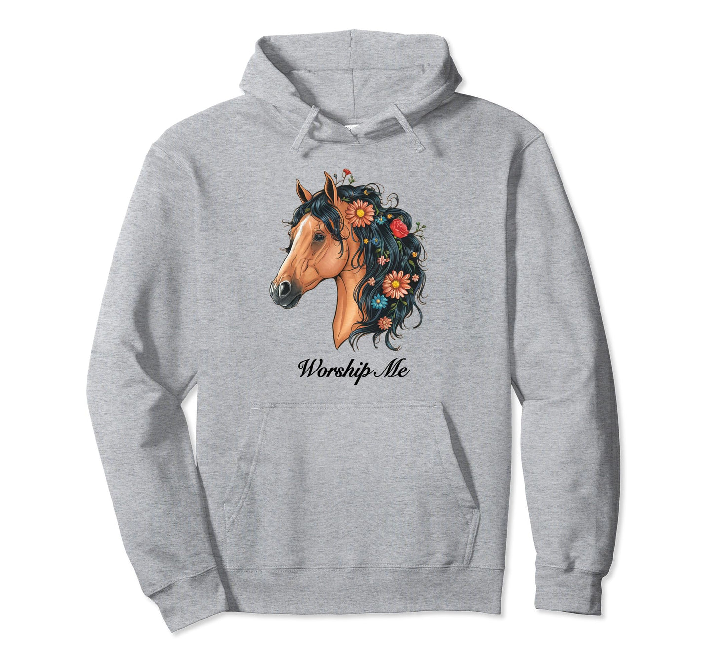 Coquette Worship Me Horse Girlcore Y2K Hoodie - Streetwear Style Men Women - T-Shirt, Sweatshirt, Hoodie