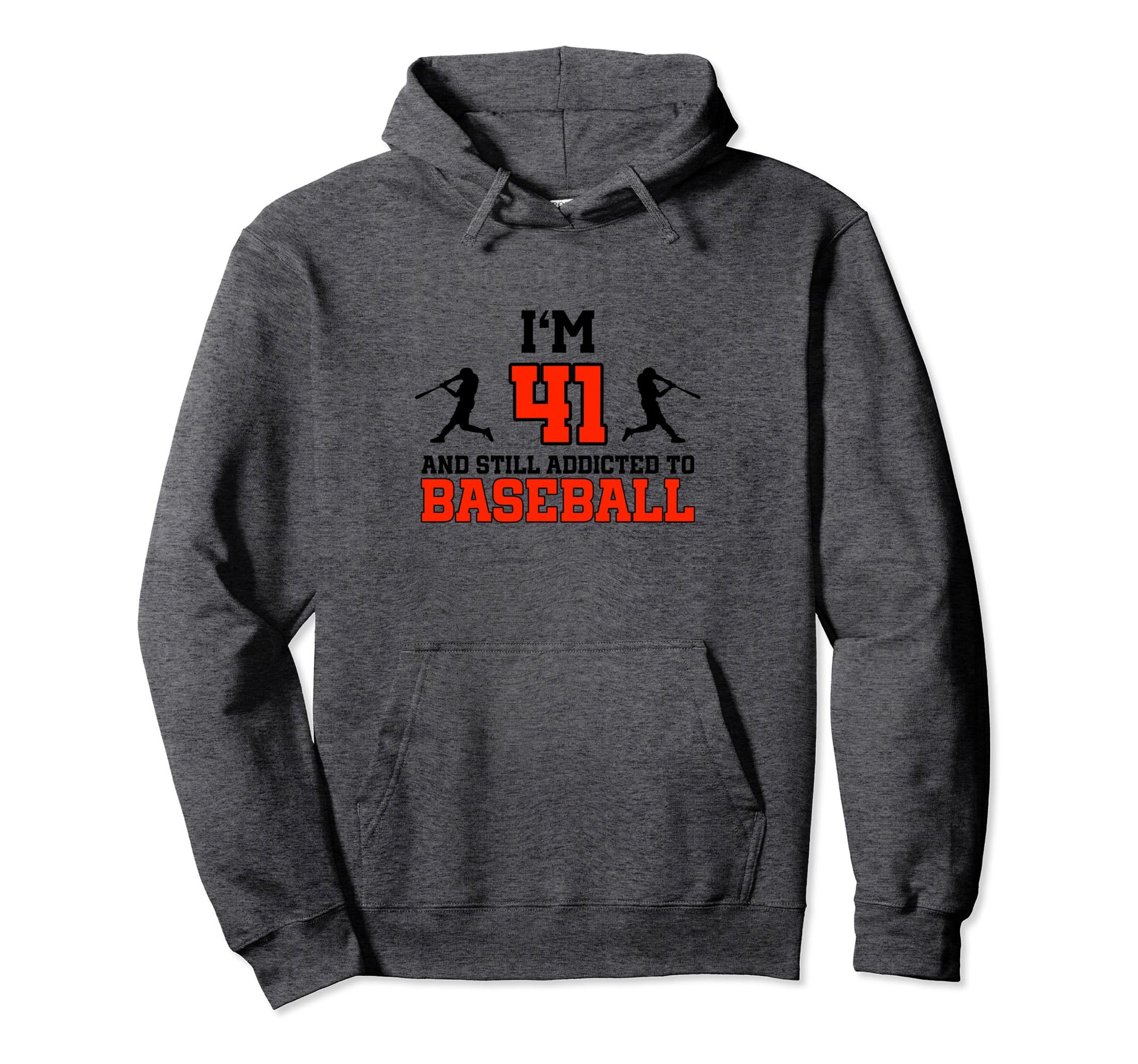 41St Birthday Baseball 41 Years Old Hoodie - Graphic Print Men Women - T-Shirt, Sweatshirt, Hoodie