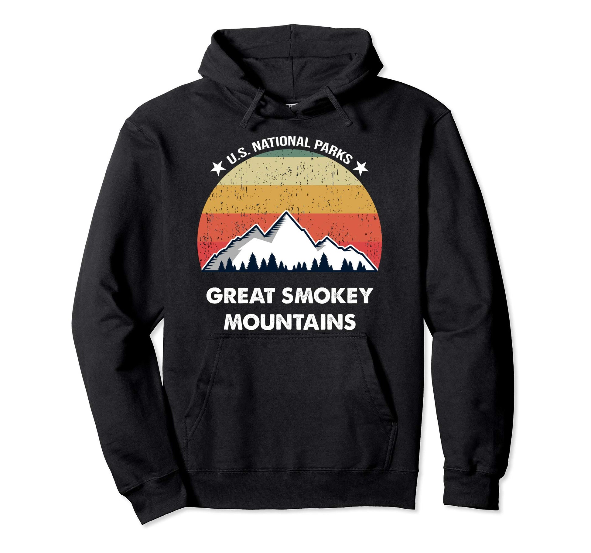 Great Smokey Mountains National Park Hoodie - Custom Art Print Men Women - T-Shirt, Sweatshirt, Hoodie