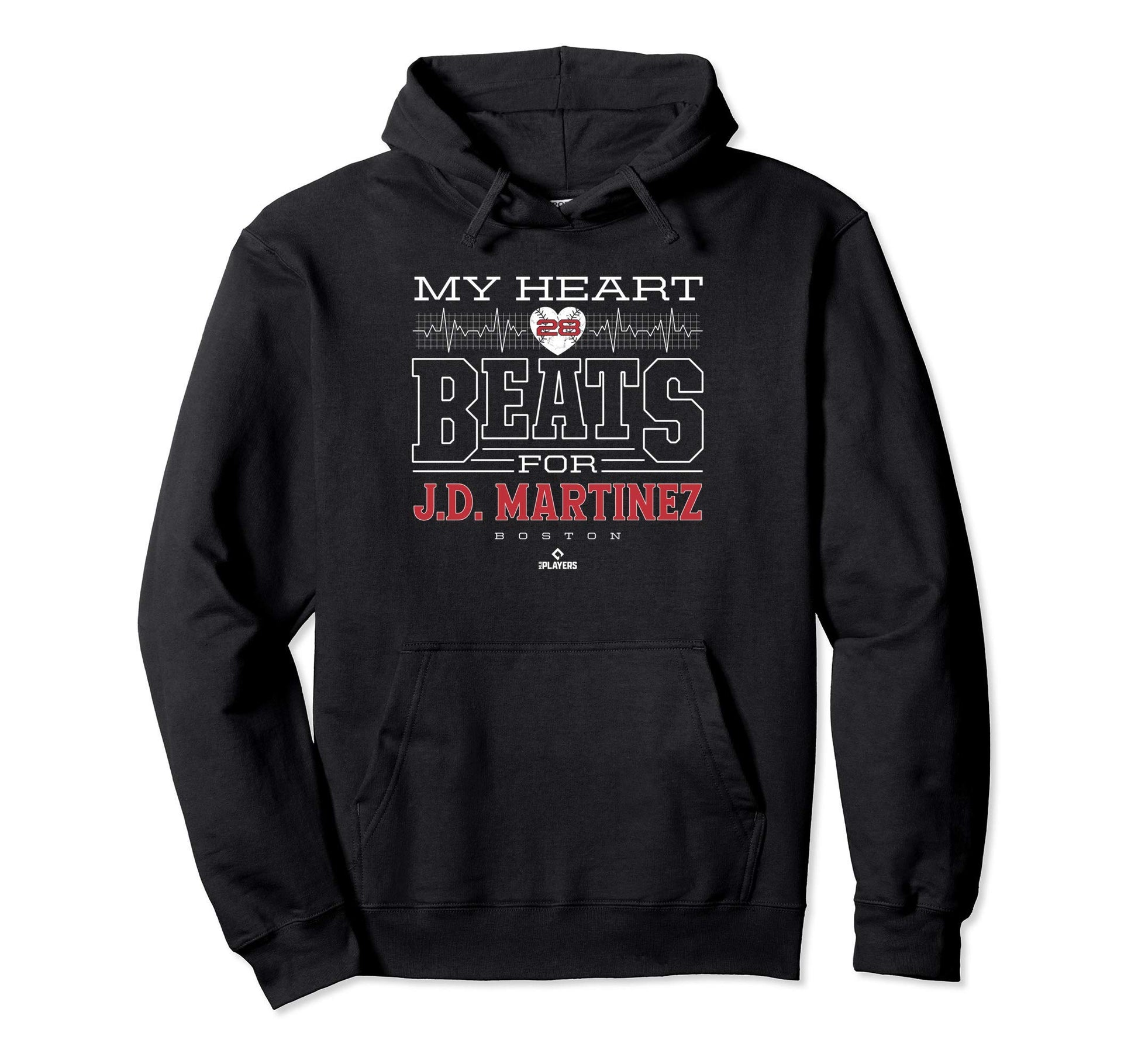 My Heart Beats J D Martinez Hoodie - Casual Everyday Wear for Adults - T-Shirt, Sweatshirt, Hoodie