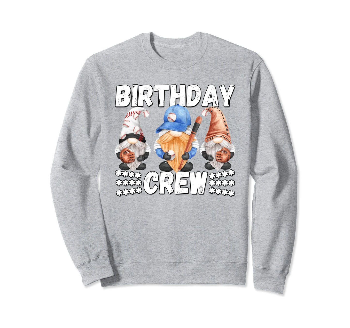 Funny Baseball Grandpa Gnomes Sweatshirt - Unique Graphic for Adults - T-Shirt, Sweatshirt, Hoodie