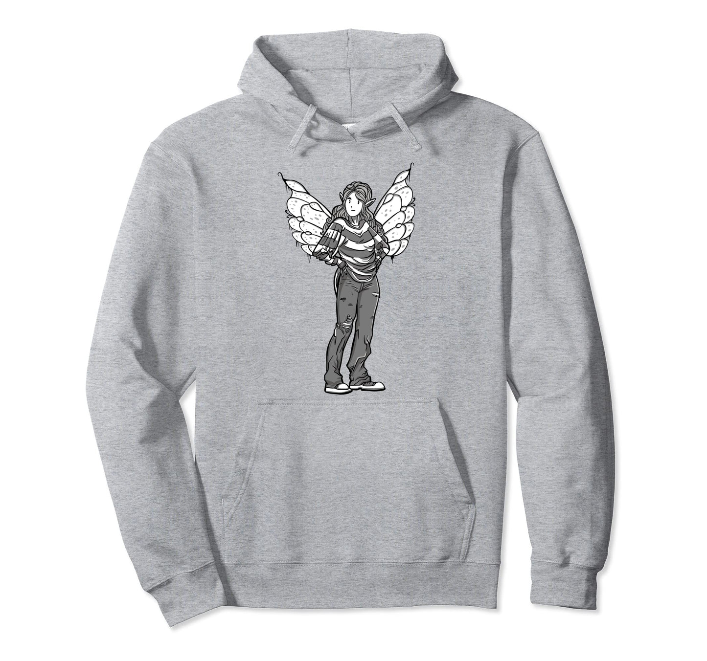Fairy Grunge Fairycore Aesthetic Y2K Hoodie - Fun Novelty Design Men Women - T-Shirt, Sweatshirt, Hoodie