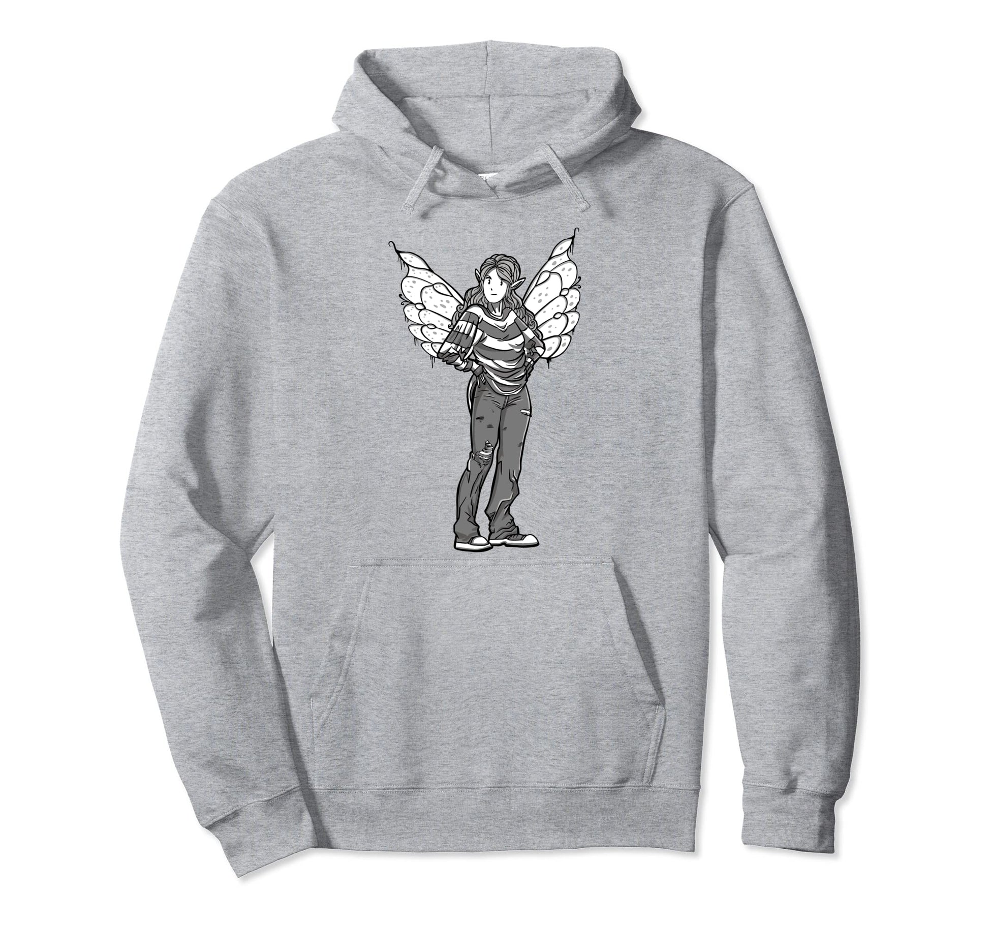 Fairy Grunge Fairycore Aesthetic Y2K Hoodie - Fun Novelty Design Men Women - T-Shirt, Sweatshirt, Hoodie
