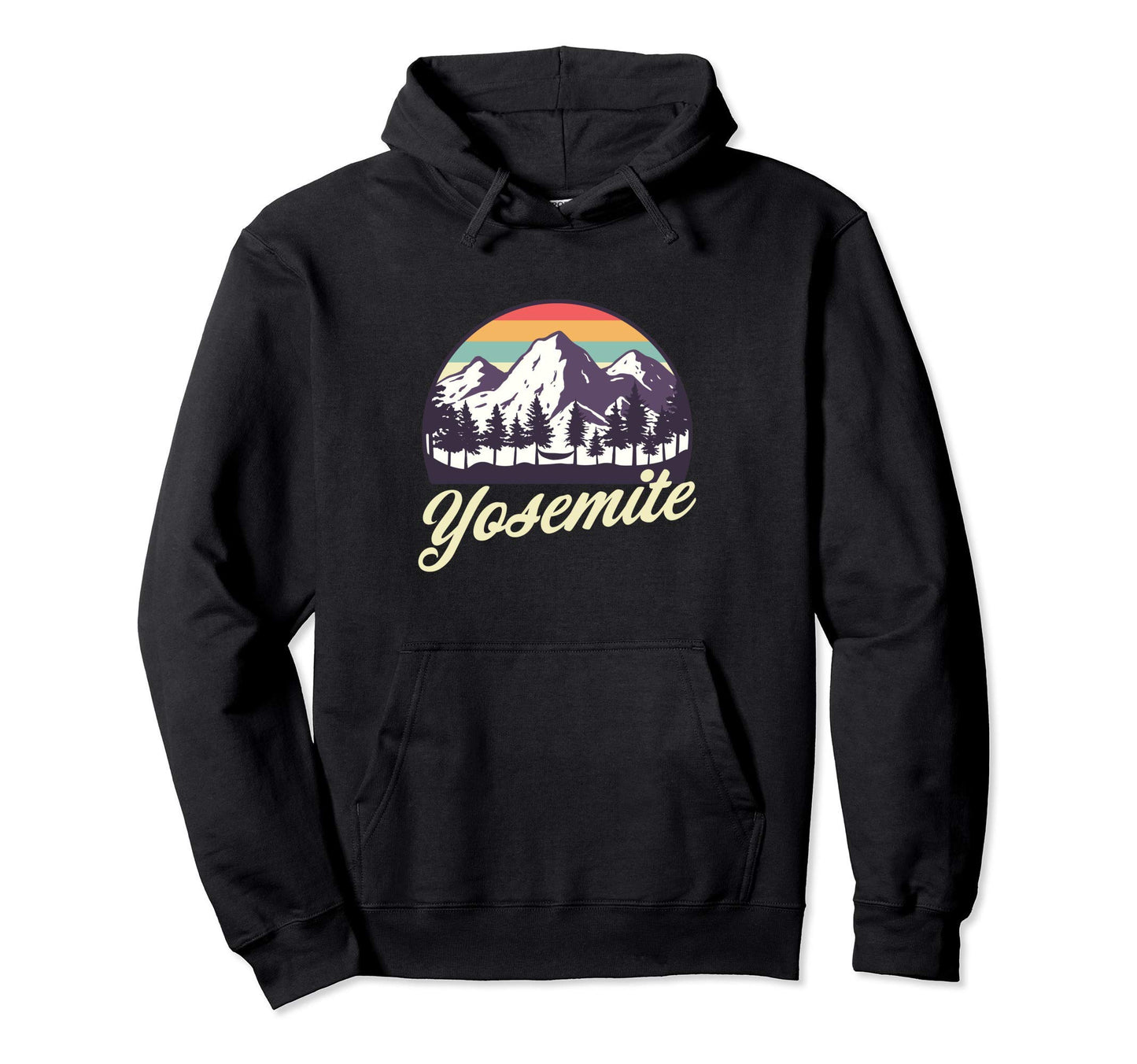 Yosemite National Park Mountains Hoodie - Trendy Graphic Men Women - T-Shirt, Sweatshirt, Hoodie
