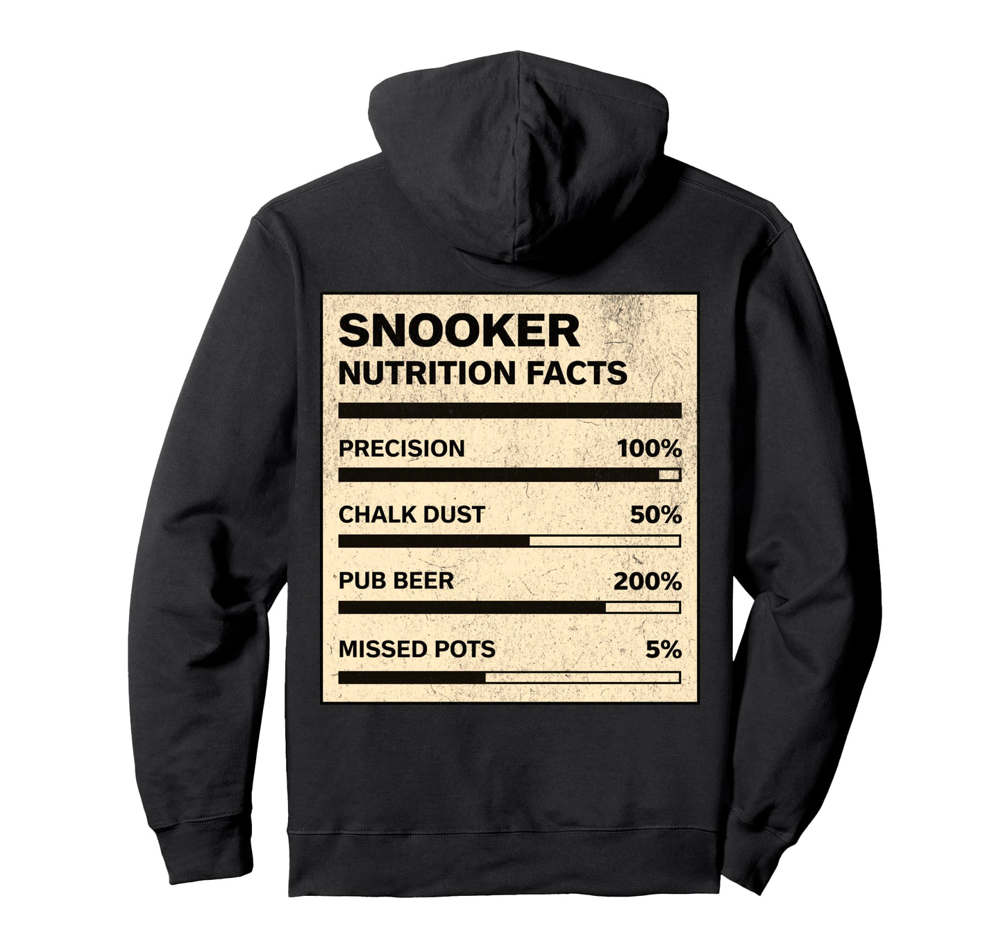 Snooker Nutrition Facts Funny Snooker Hoodie - Streetwear Style Unisex - T-Shirt, Sweatshirt, Hoodie