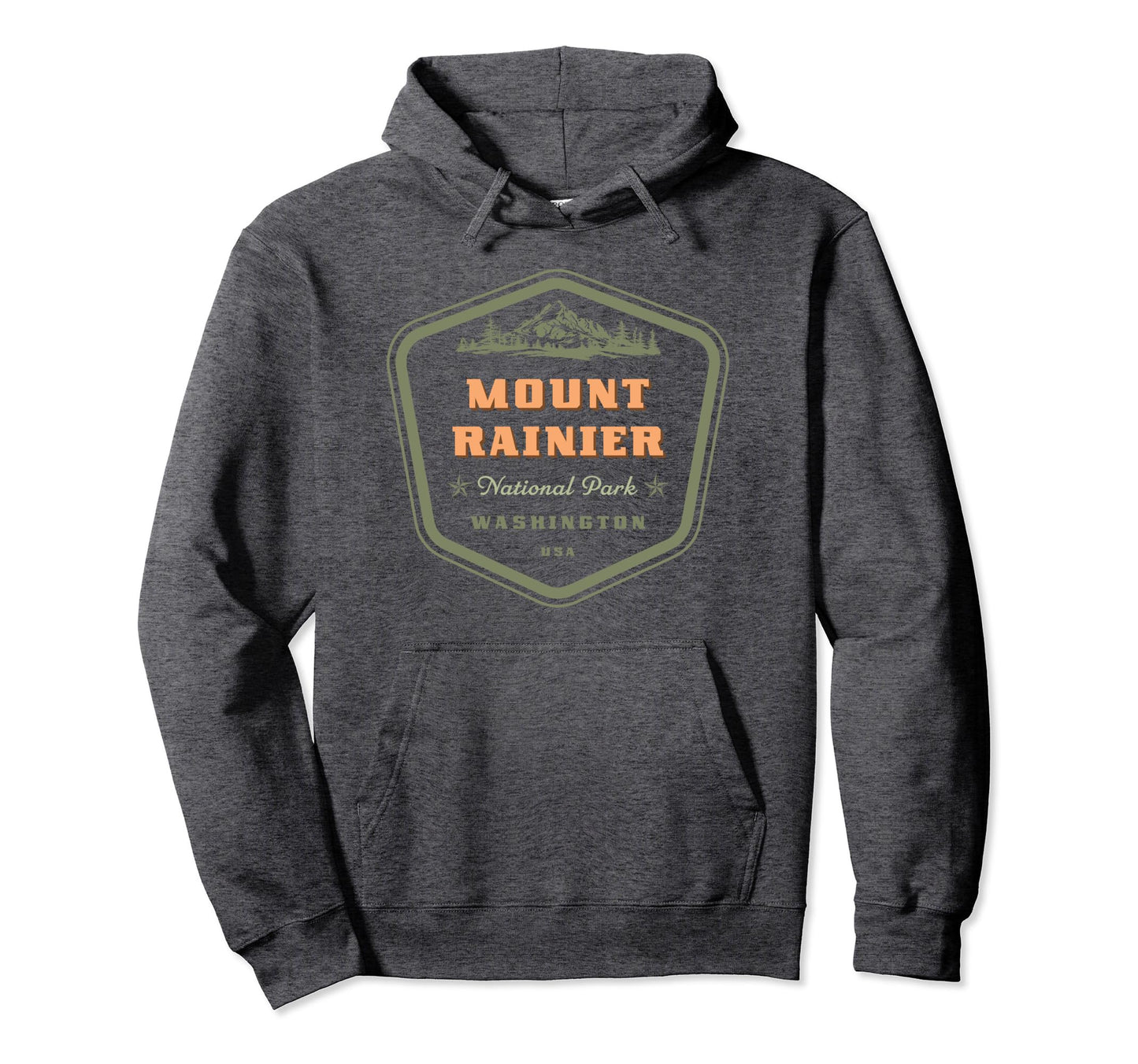 Mount Rainier National Park Washington Hoodie - Novelty Apparel Men Women - T-Shirt, Sweatshirt, Hoodie