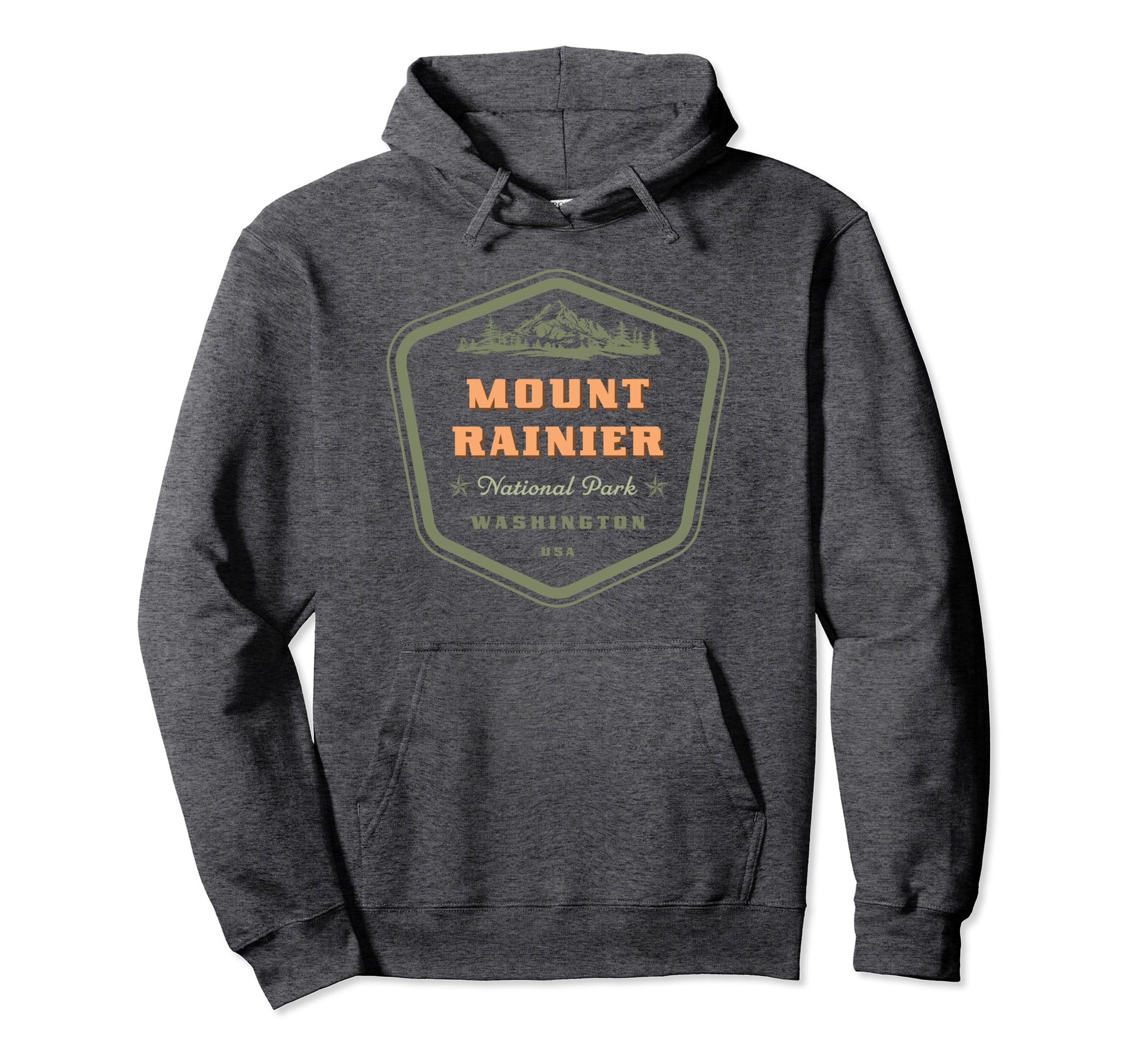 Mount Rainier National Park Washington Hoodie - Novelty Apparel Men Women - T-Shirt, Sweatshirt, Hoodie