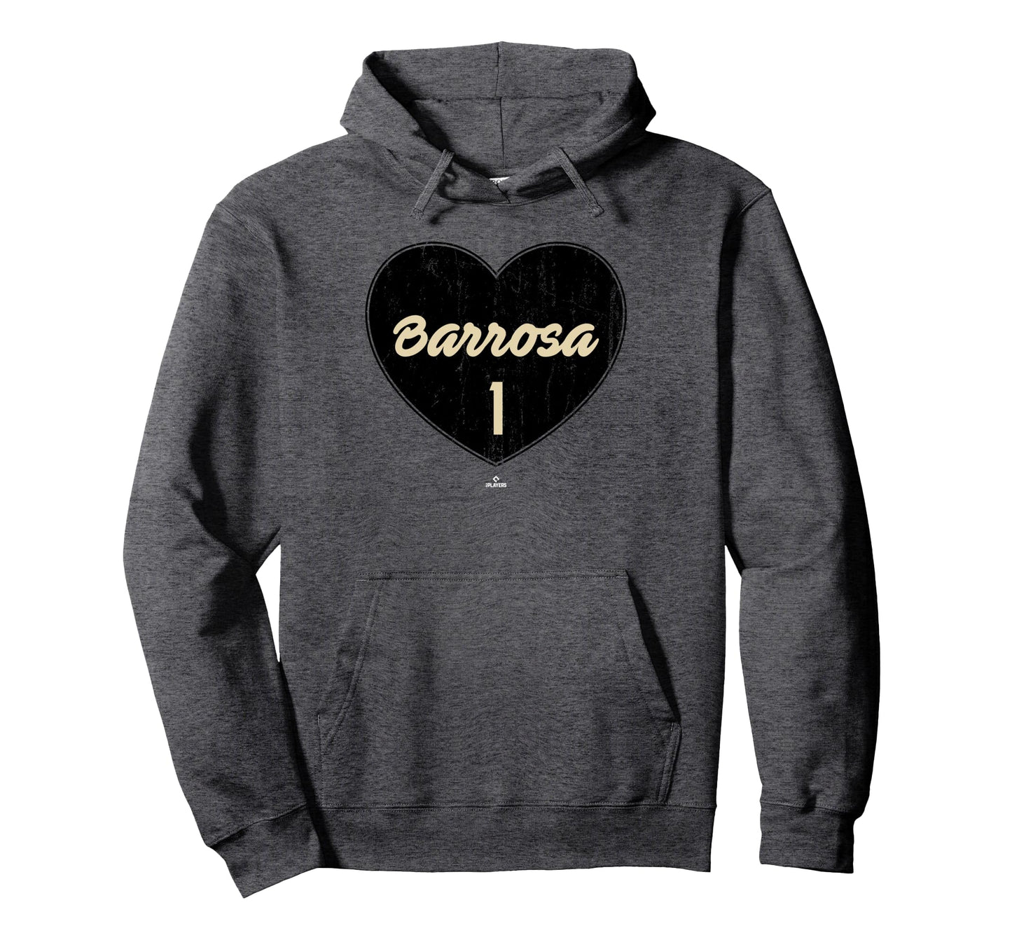 Distressed Heart Jorge Barrosa Hoodie - Fun Novelty Design for Adults - T-Shirt, Sweatshirt, Hoodie