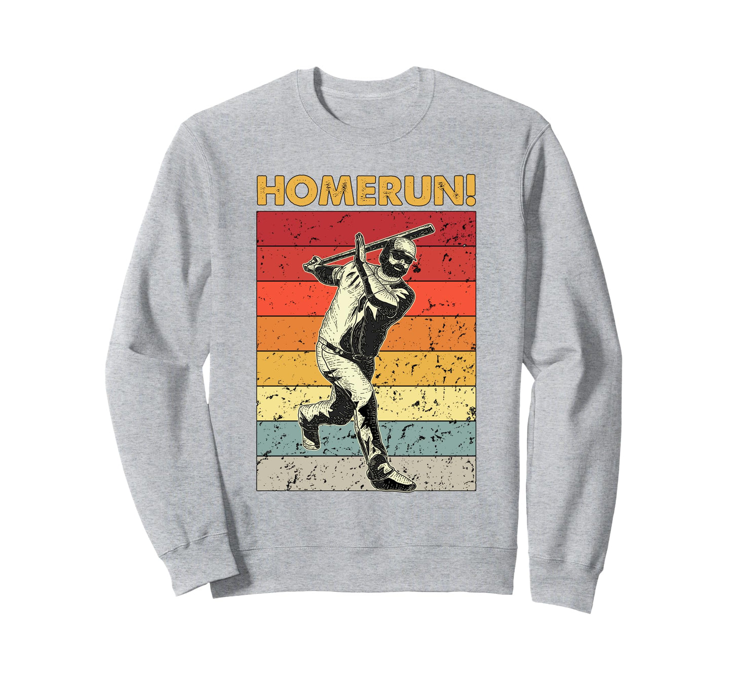 Funny Baseball Home Run Sweatshirt - Aesthetic Graphic Men Women - T-Shirt, Sweatshirt, Hoodie
