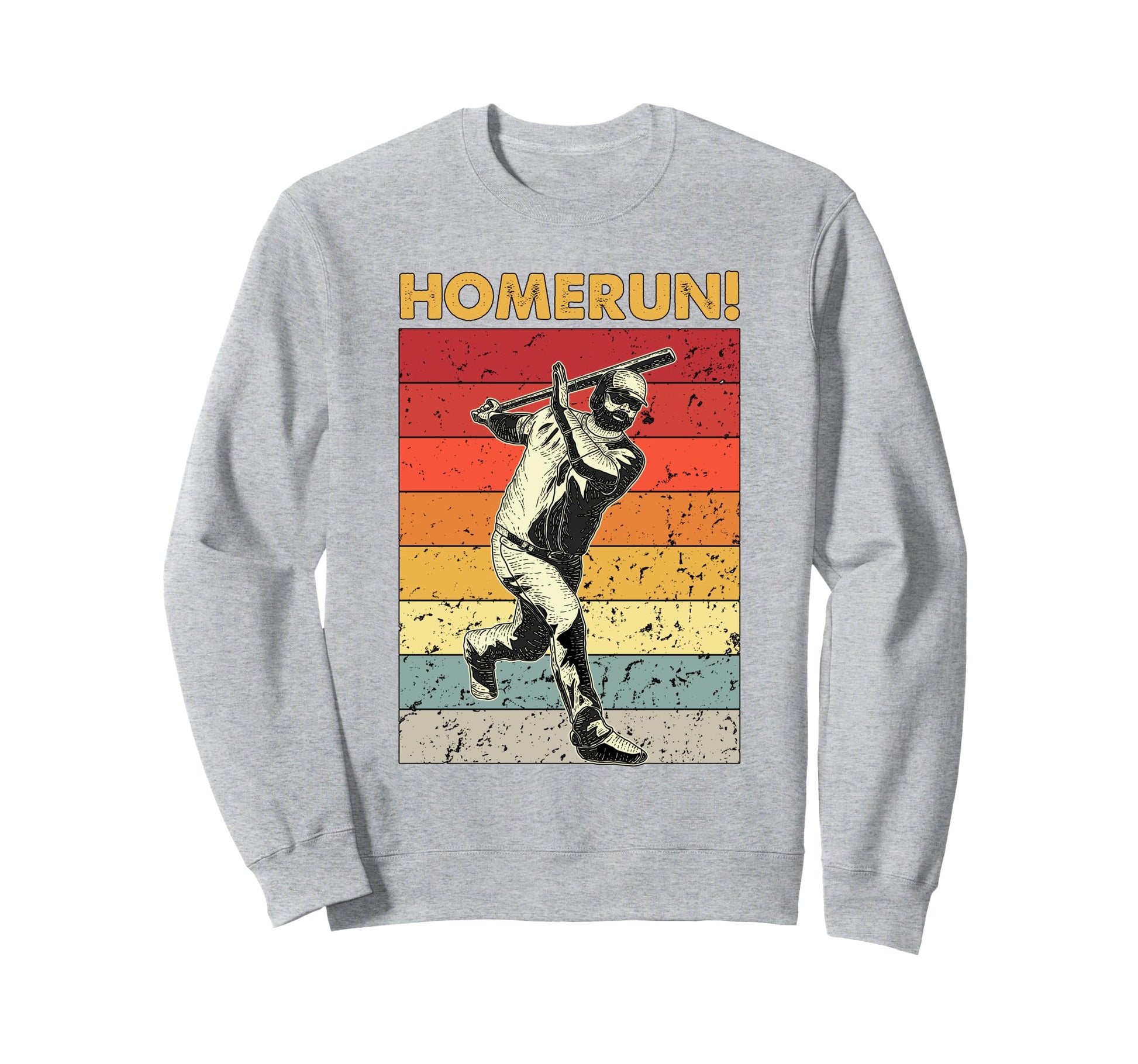 Funny Baseball Home Run Sweatshirt - Aesthetic Graphic Men Women - T-Shirt, Sweatshirt, Hoodie