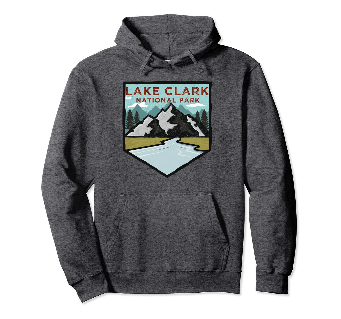 Lake Clark National Park Gift Hoodie - Custom Art Print Men Women - T-Shirt, Sweatshirt, Hoodie