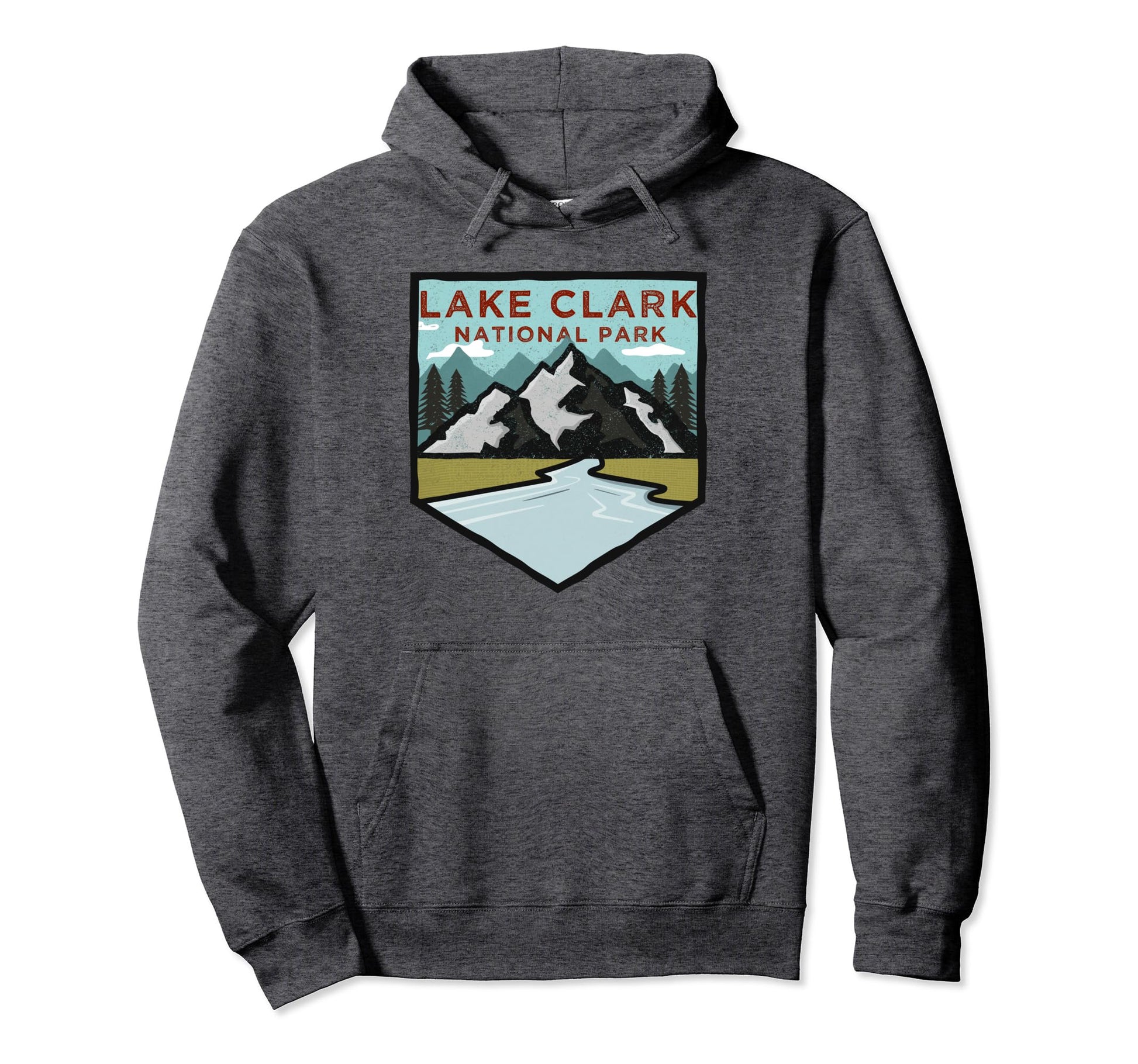 Lake Clark National Park Gift Hoodie - Custom Art Print Men Women - T-Shirt, Sweatshirt, Hoodie