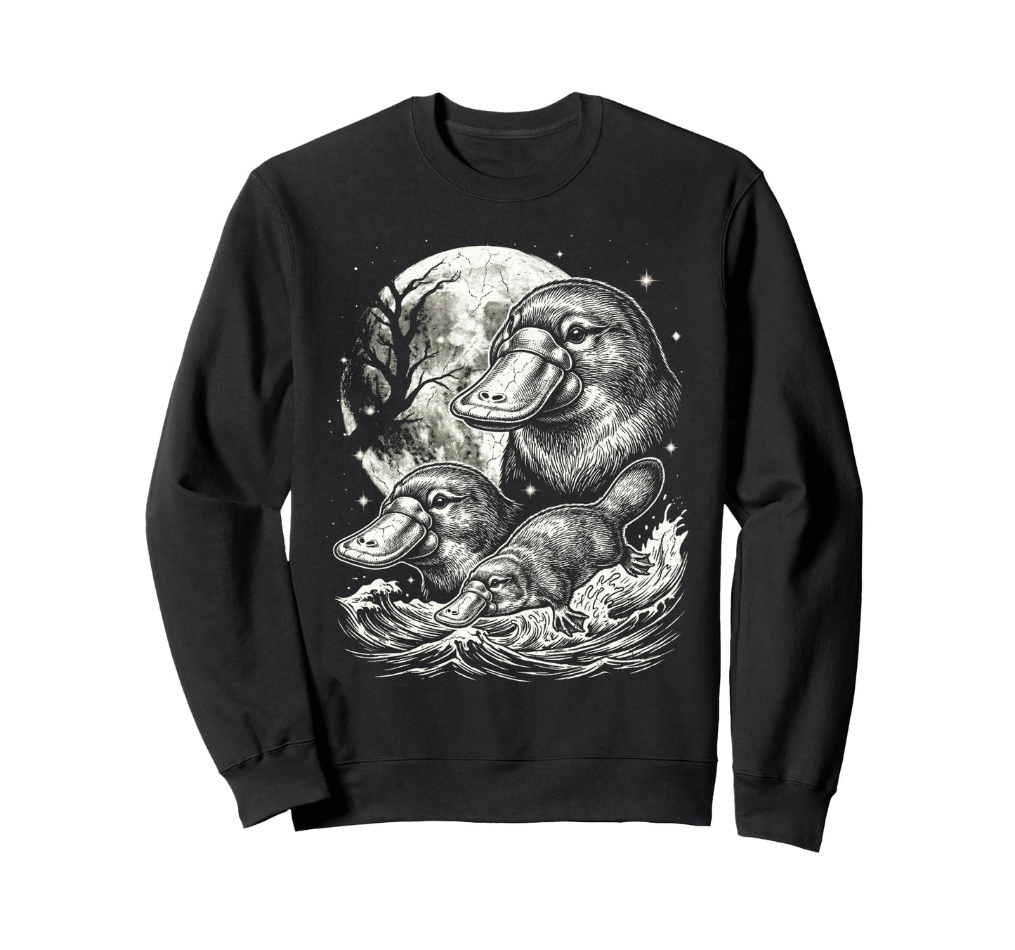 Platypus 90S Aesthetic Y2K Platypus Sweatshirt - Streetwear Style Men Women - T-Shirt, Sweatshirt, Hoodie