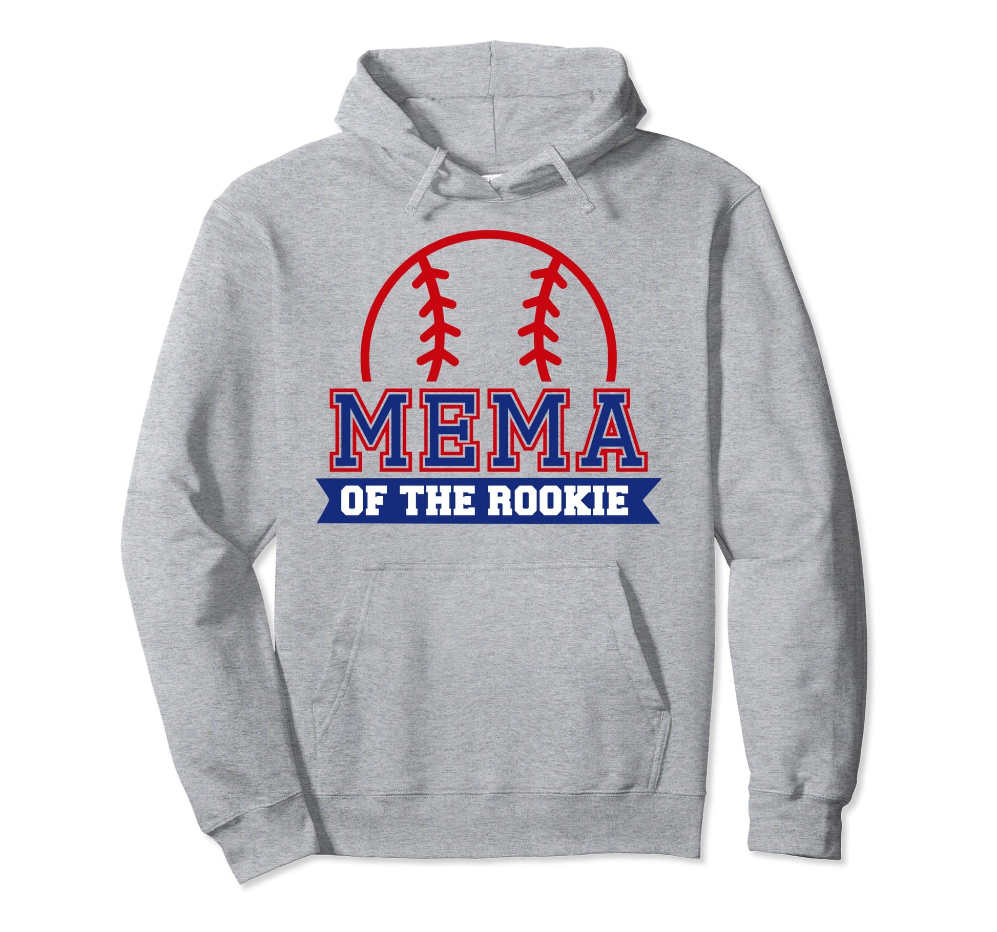 Mema Rookie 1St Birthday Baseball Hoodie - Streetwear Style for Adults - T-Shirt, Sweatshirt, Hoodie