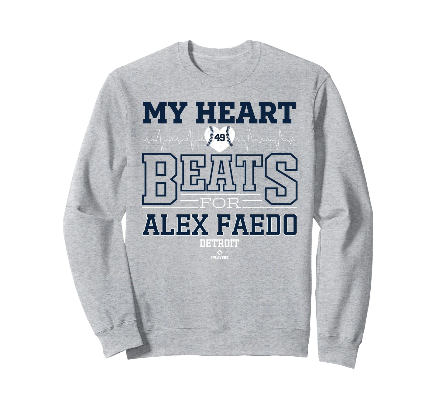 My Heart Beats Alex Faedo Detroit Sweatshirt - Minimalist Print Men Women - T-Shirt, Sweatshirt, Hoodie