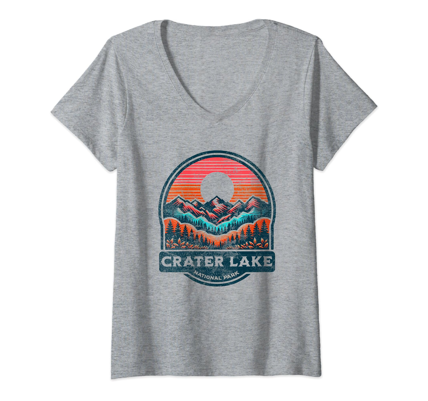 Crater Lake National Park Oregon Usa Sweatshirt - Minimalist Print Unisex - T-Shirt, Sweatshirt, Hoodie
