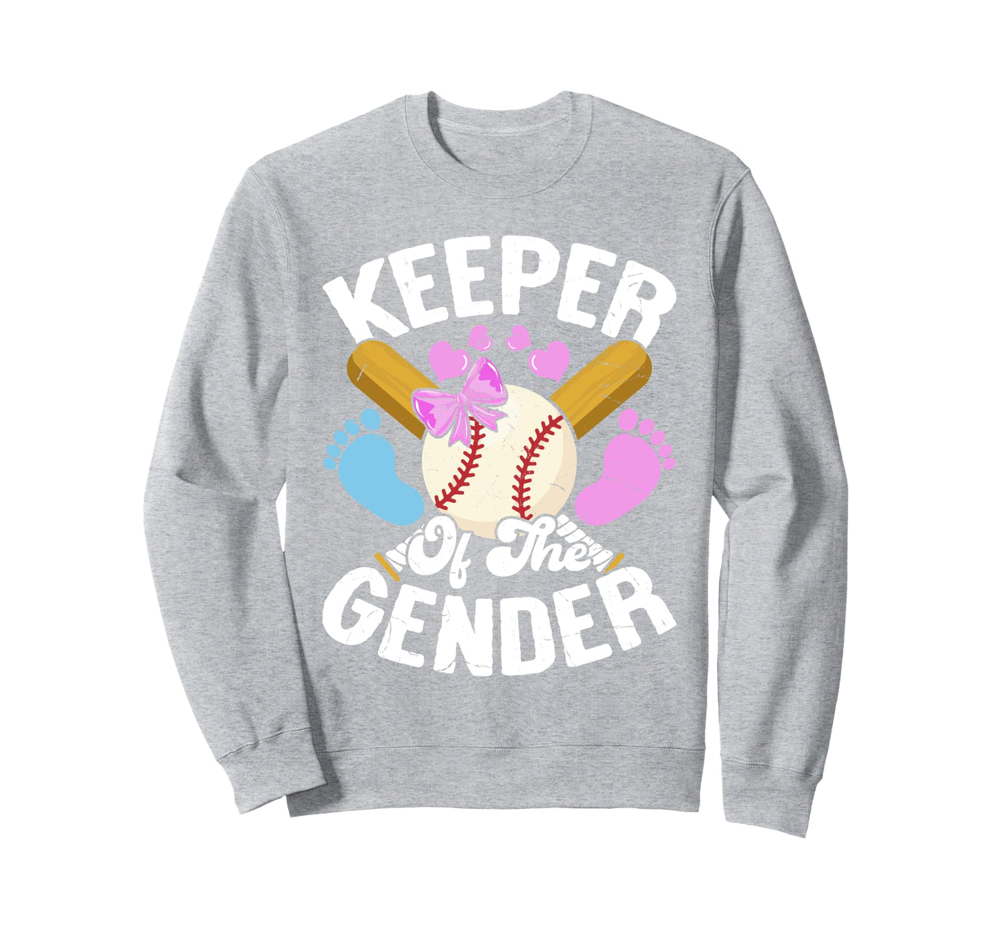 Keeper Gender Baseball Reveal Party Sweatshirt - Streetwear Style Men Women - T-Shirt, Sweatshirt, Hoodie