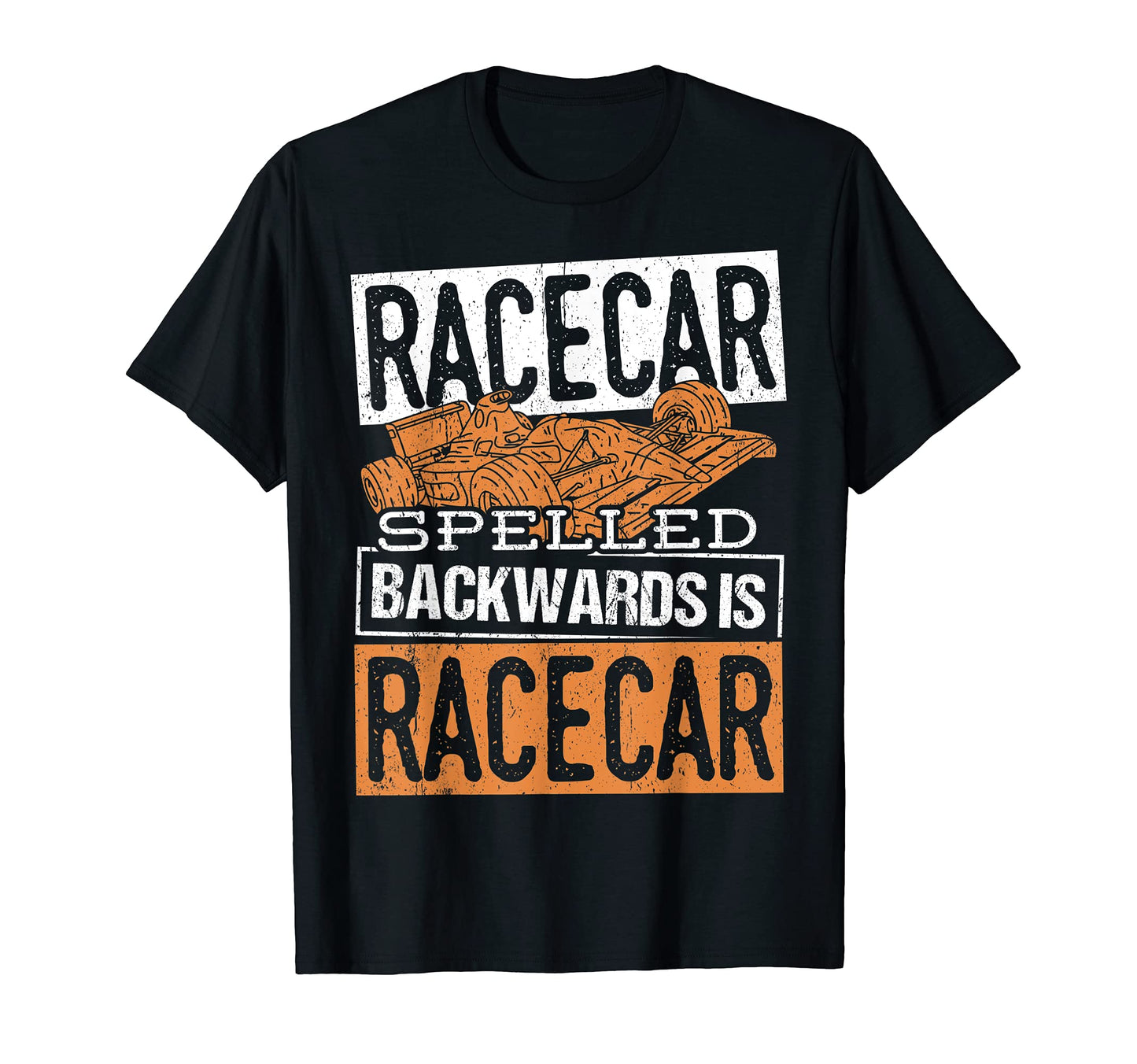 Racecar Spelled Backward Is Racecar T-Shirt - Trendy Graphic for Adults - T-Shirt, Sweatshirt, Hoodie
