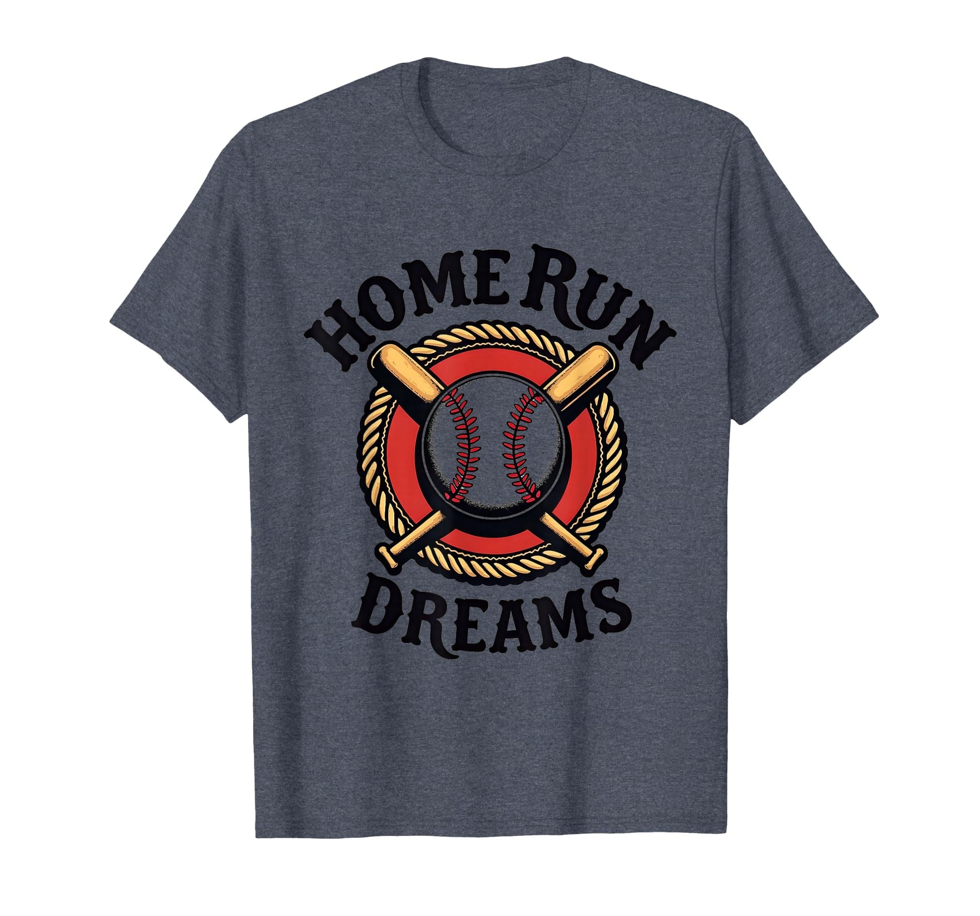 Home Run Dreams American Baseball T-Shirt - Minimalist Print Men Women - T-Shirt, Sweatshirt, Hoodie